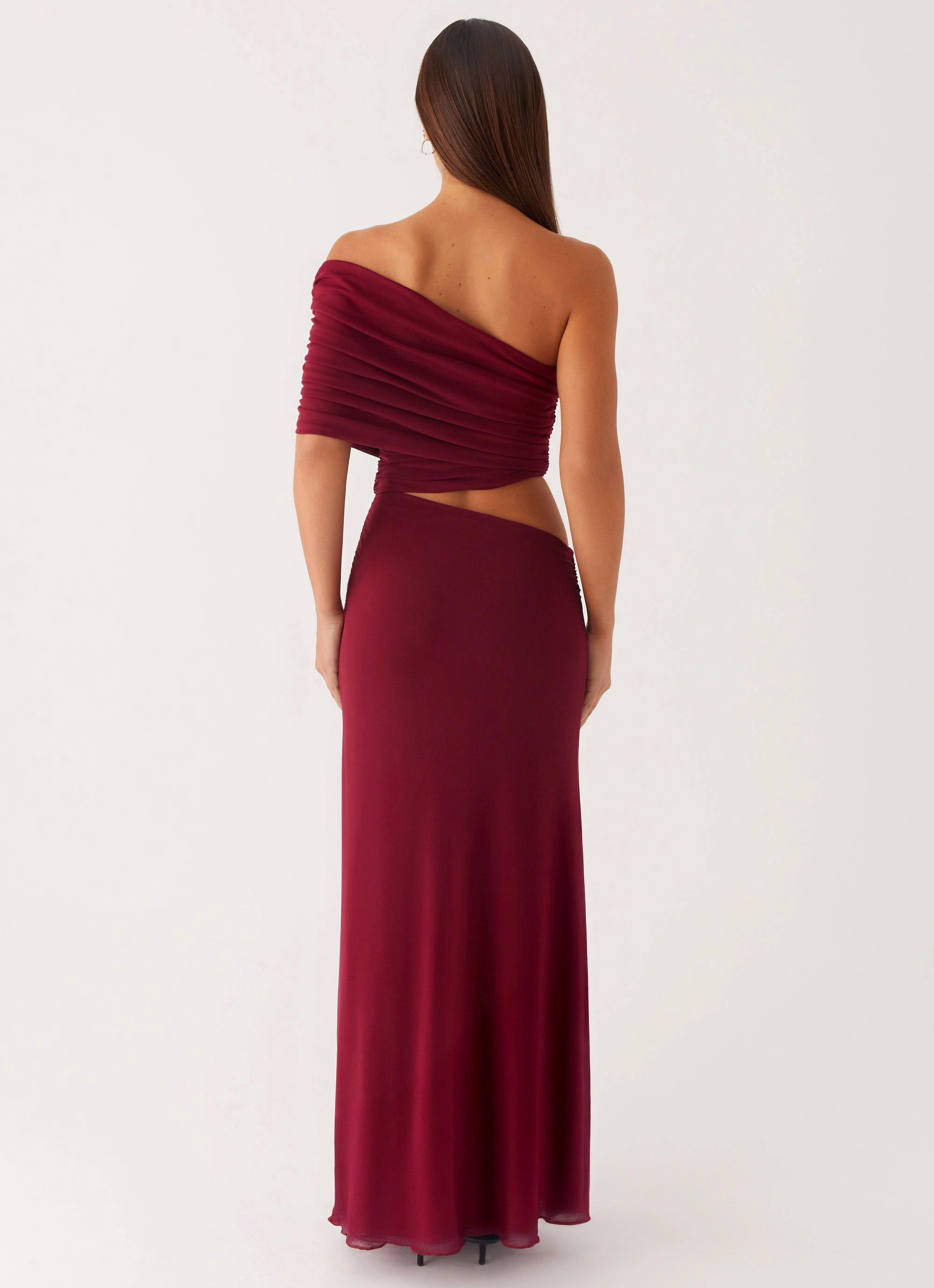 Gillian Maxi Dress - Maroon Flexible Design