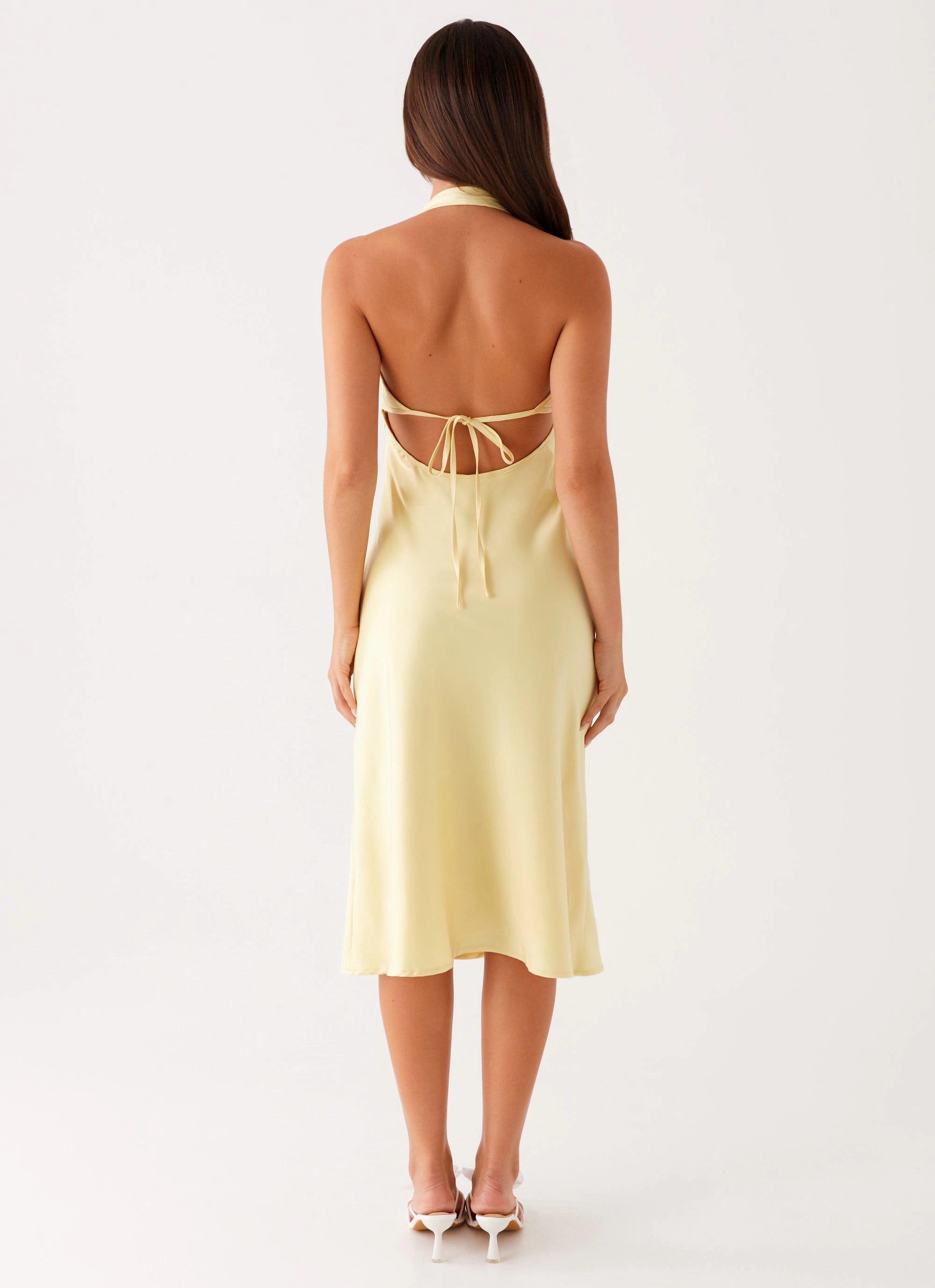 Street Edge Daily Essential Davies Midi Dress - Yellow