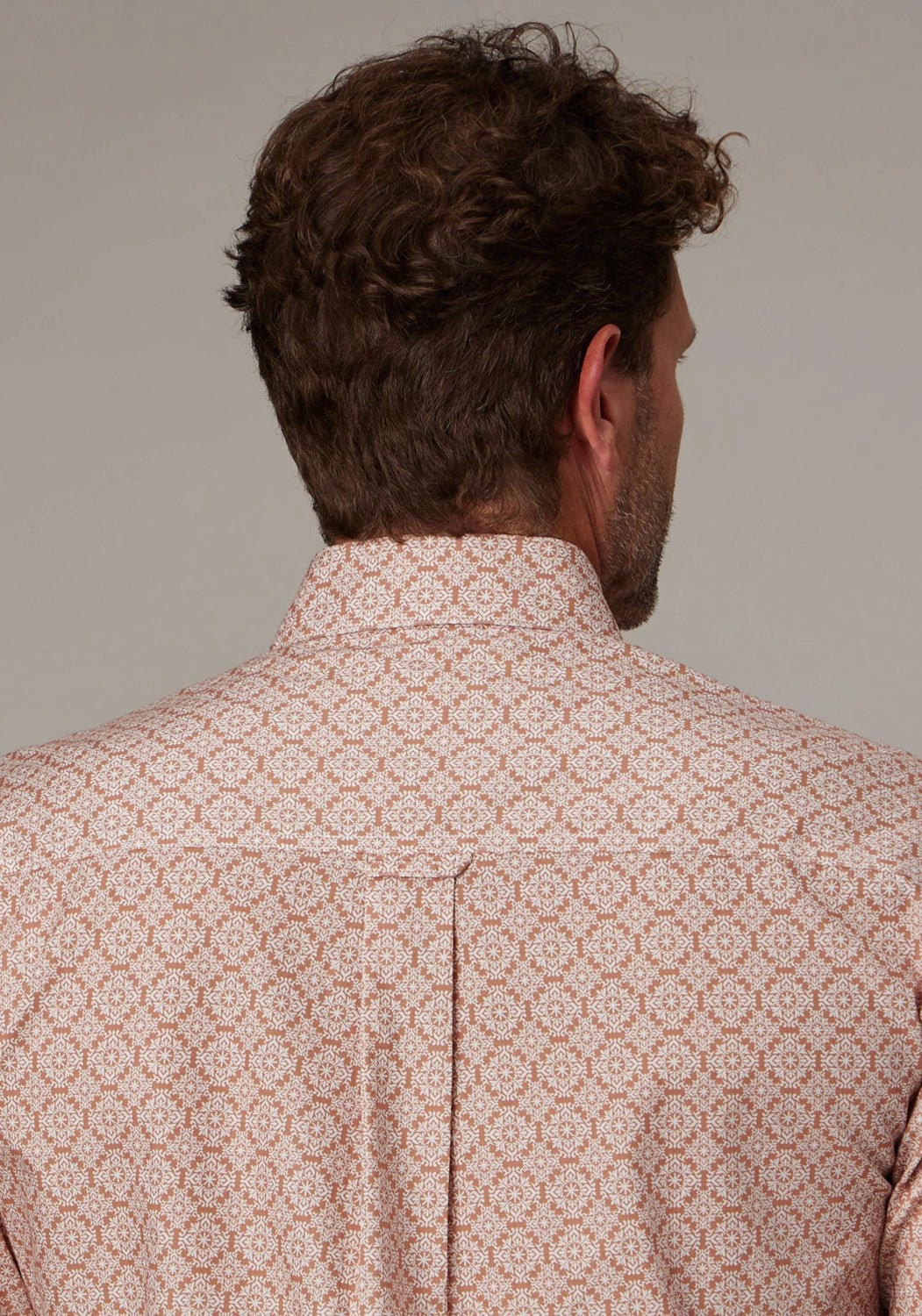 Gender Neutral Trendy designs Roper Mens 2020 Medallion Clay 100% Cotton 1 Pkt S/S Shirt