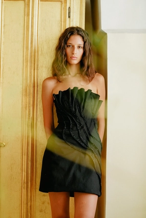 Branchage Mini Dress Warm Season Non-Pilling