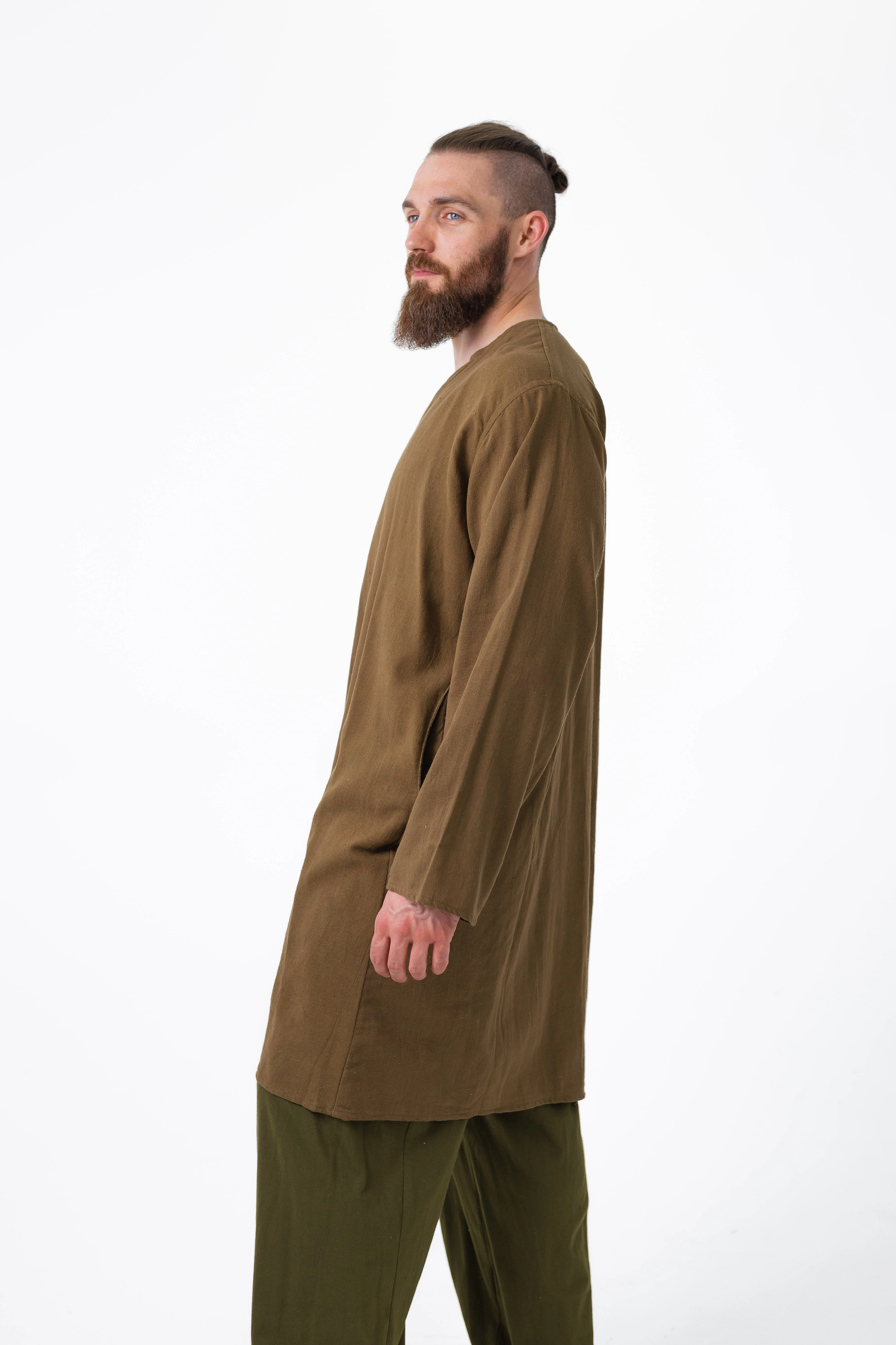 Minimalist Silhouette Cut Hans Tunic