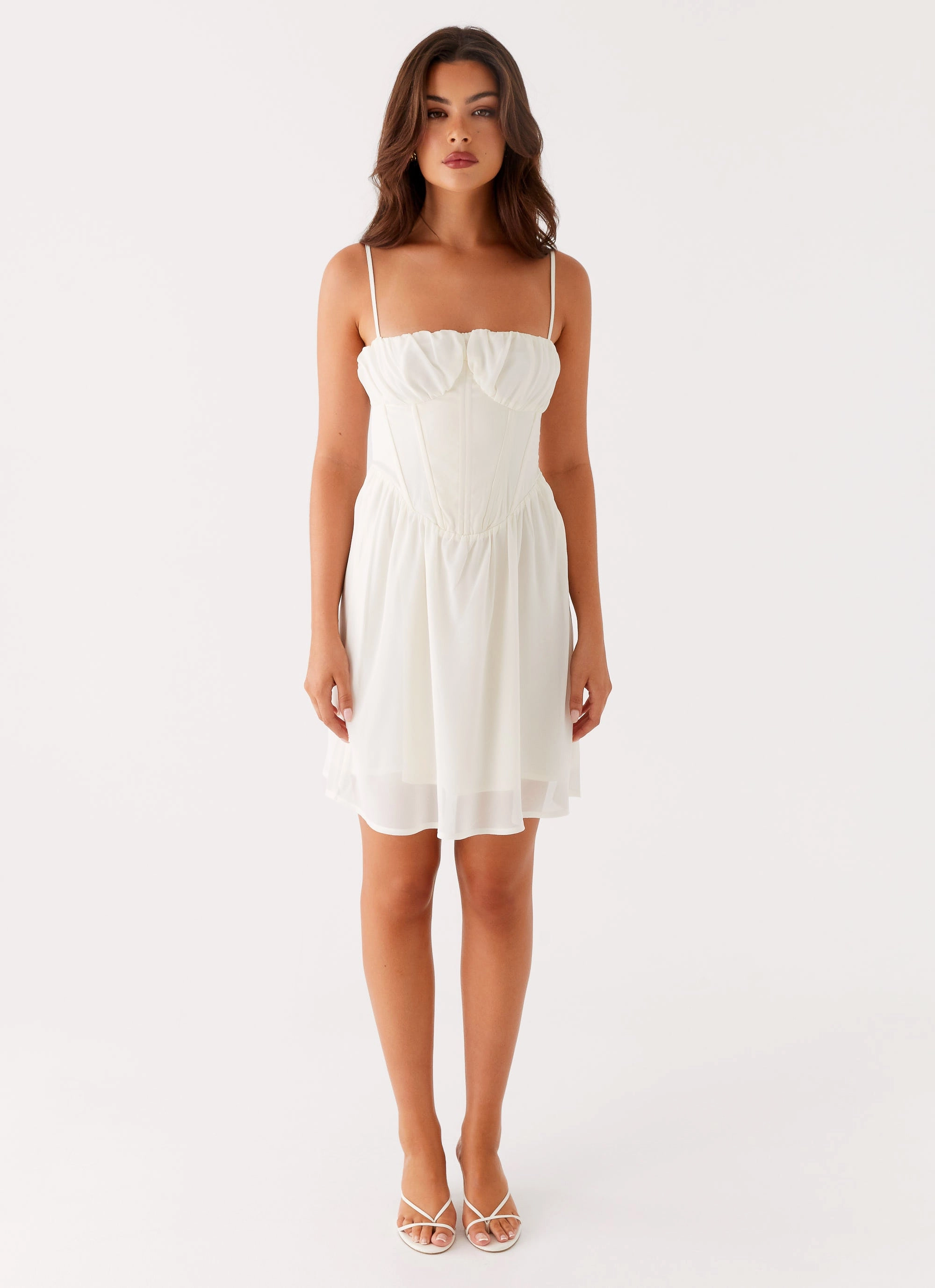 Cozy and Comfortable Harmony Mini Dress - Ivory