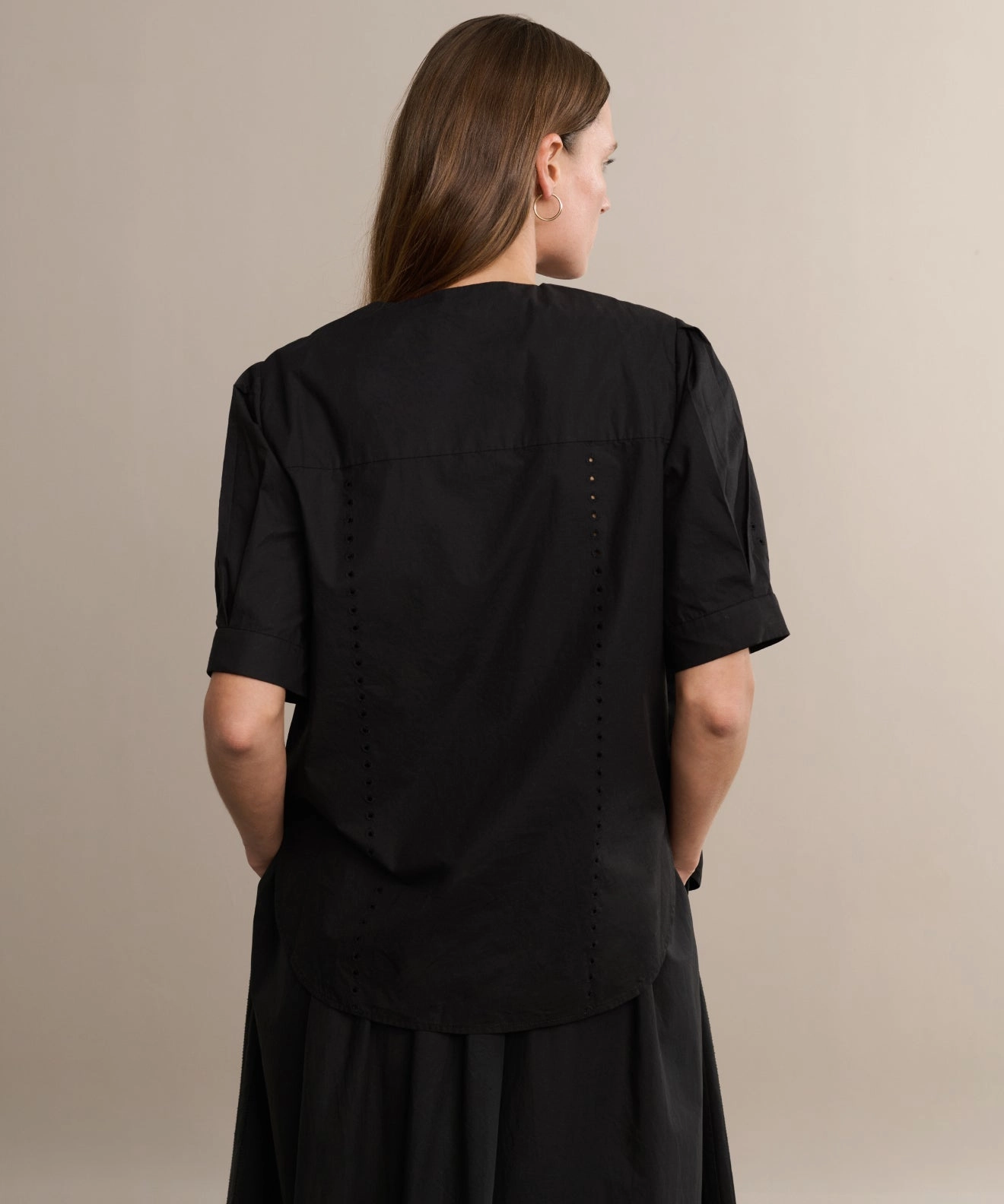 Harper Blouse FlatlockStitching