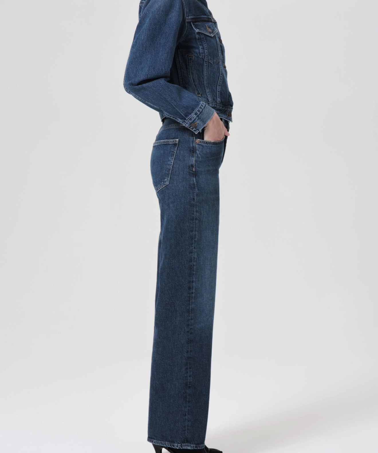 Harper Straight Jean smooth zipper