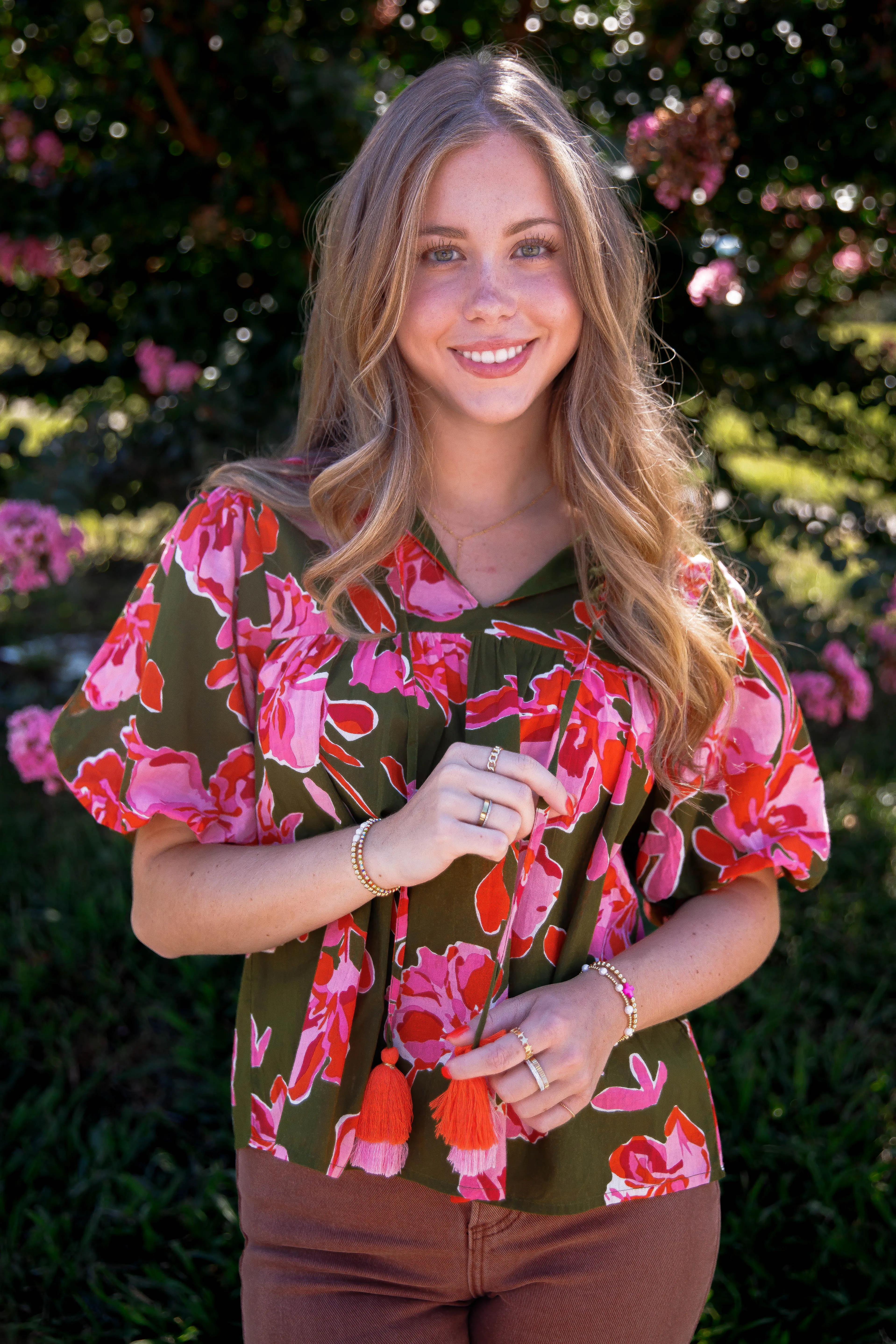 Office Wear Have A Nice Trip Blouse