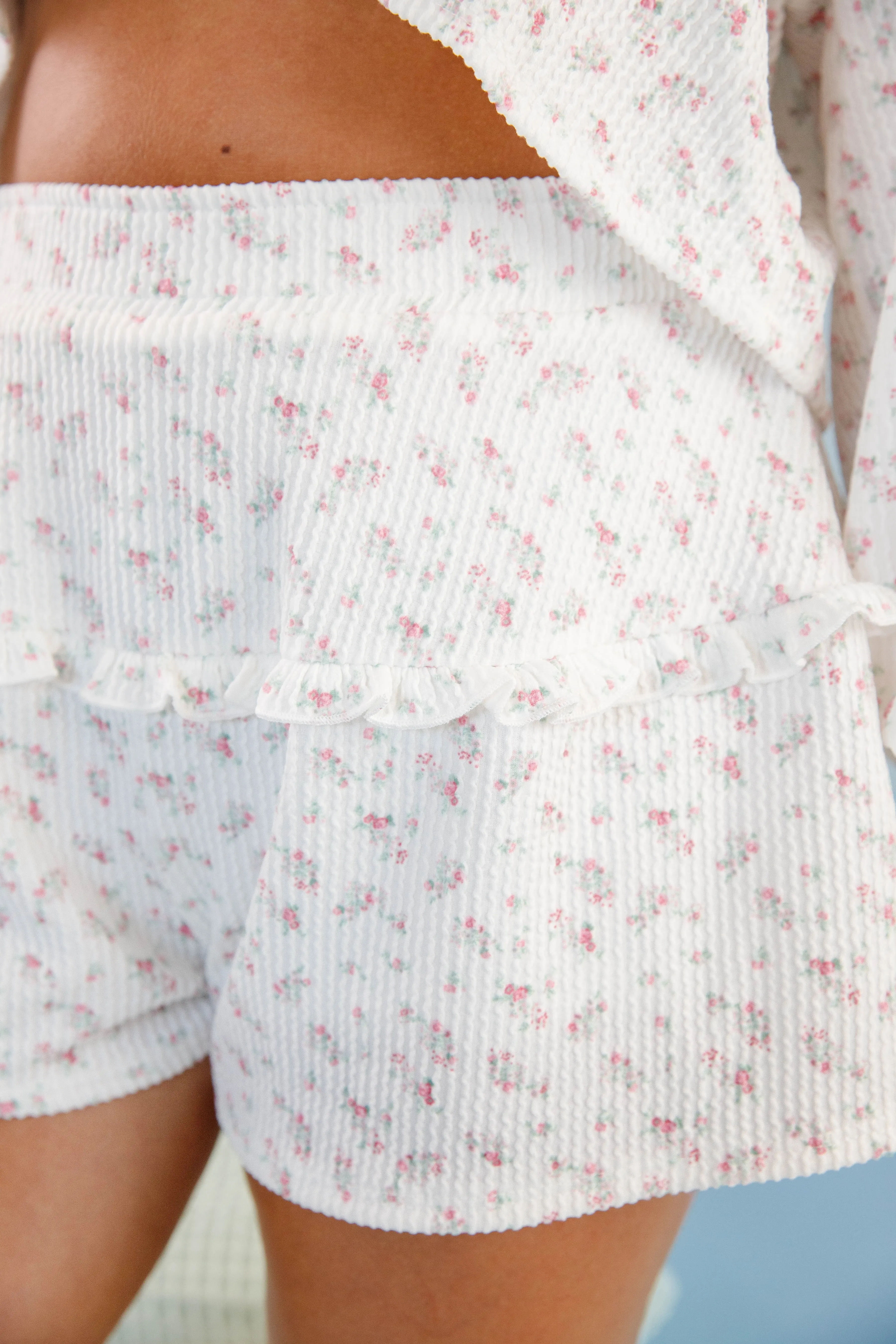 Functional fashion wear Thermal Lining Head in the Clouds Pajama Shorts