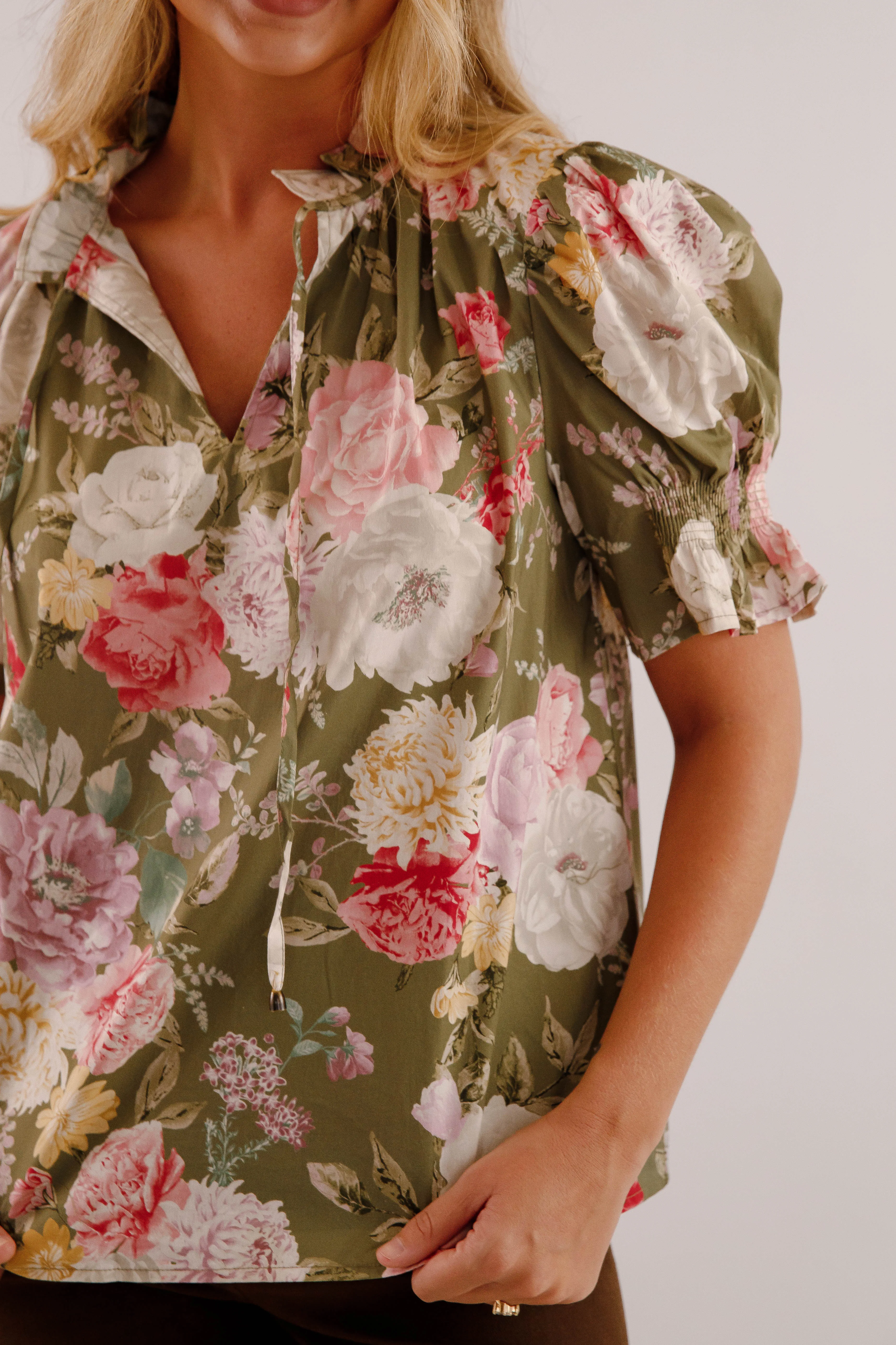 Heart to Heart Blouse TexturedSurface ribbed texture