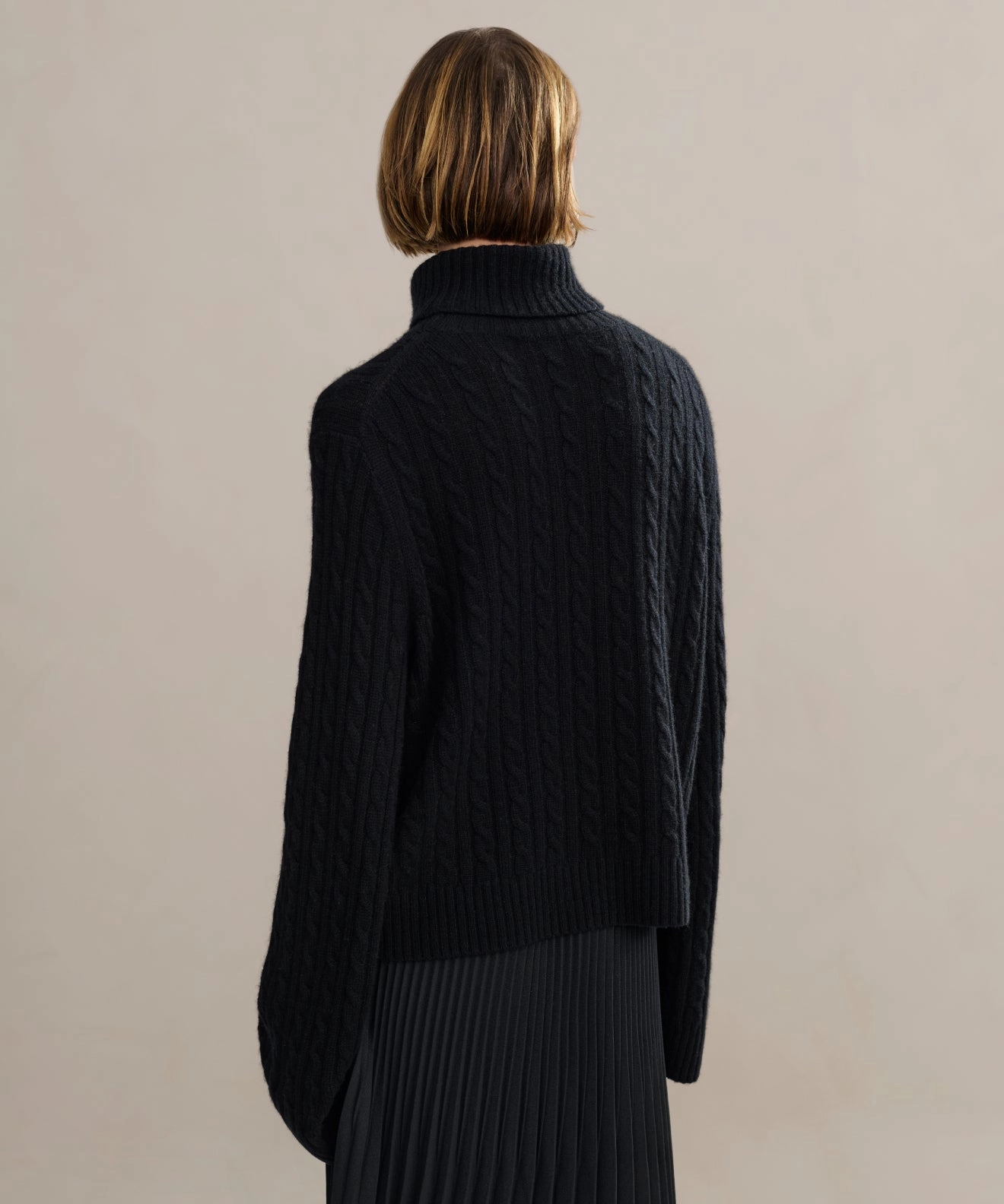 Cable Nell Turtleneck Balanced Stretch Structure