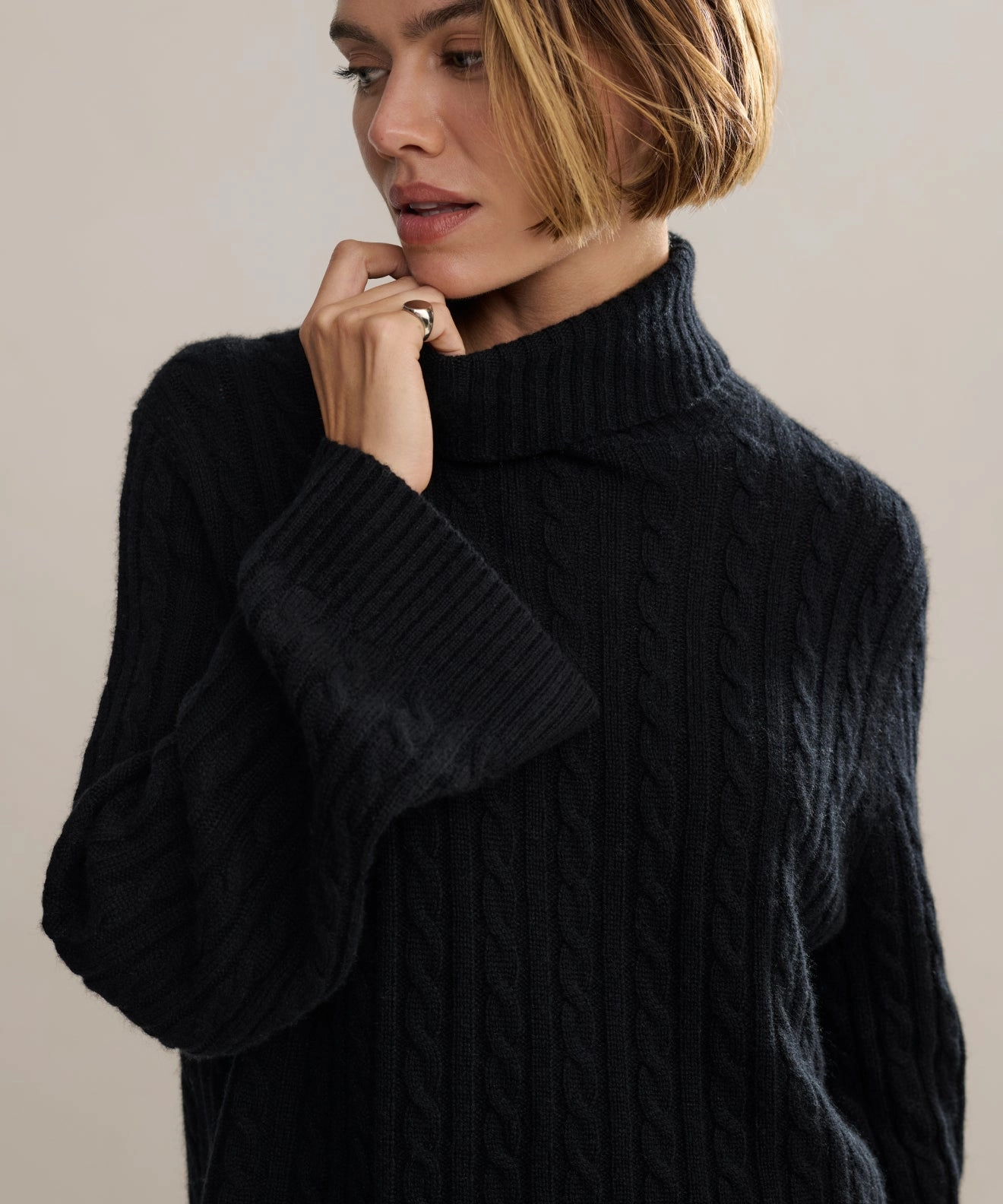Cable Nell Turtleneck Everyday Pair Outdoor Warmth
