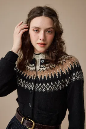 Heather 13 |Fair Isle knits Cardigan Durable Stitch Pattern