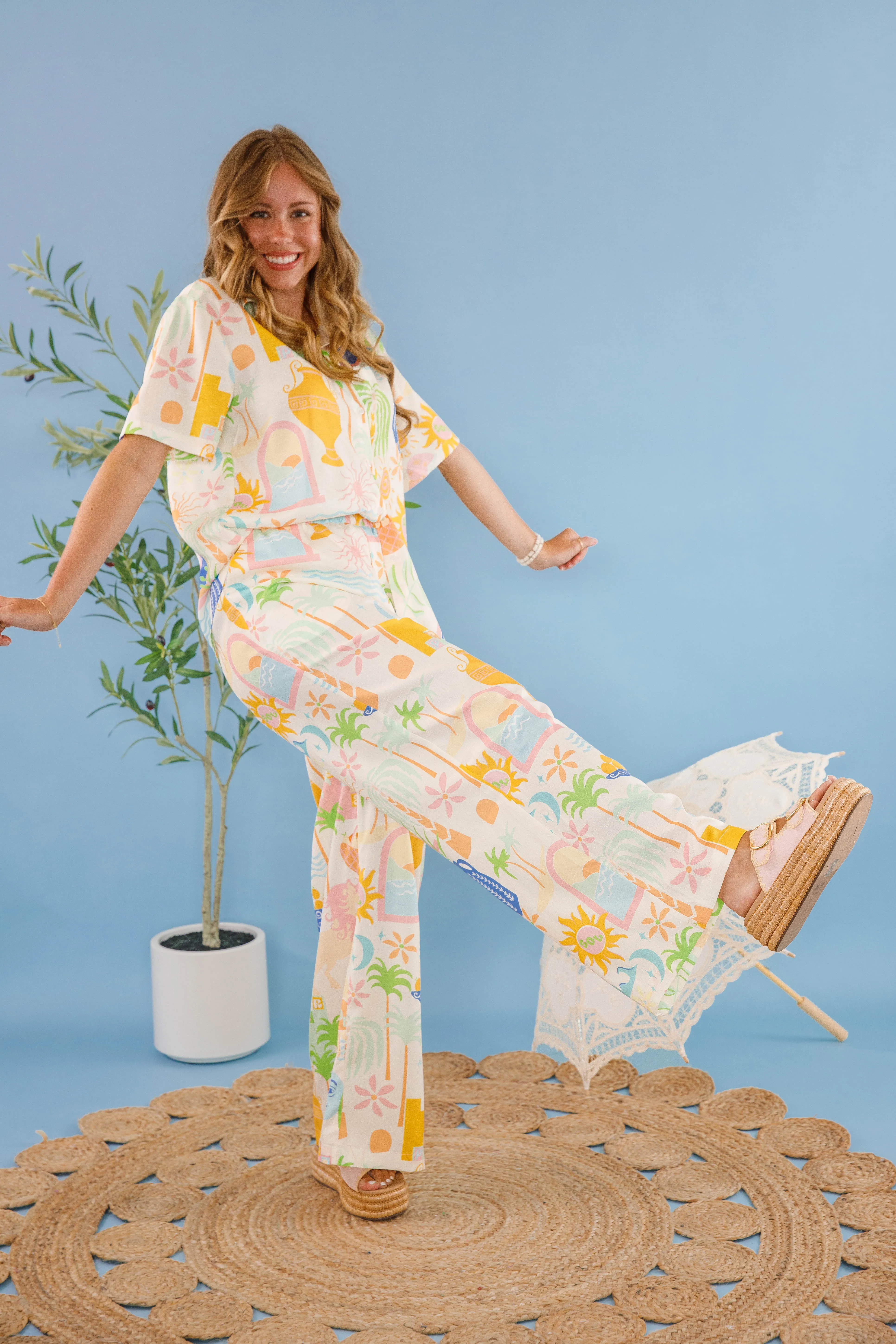 Modern Relaxed Flexibility Built-In On My Radar Pants