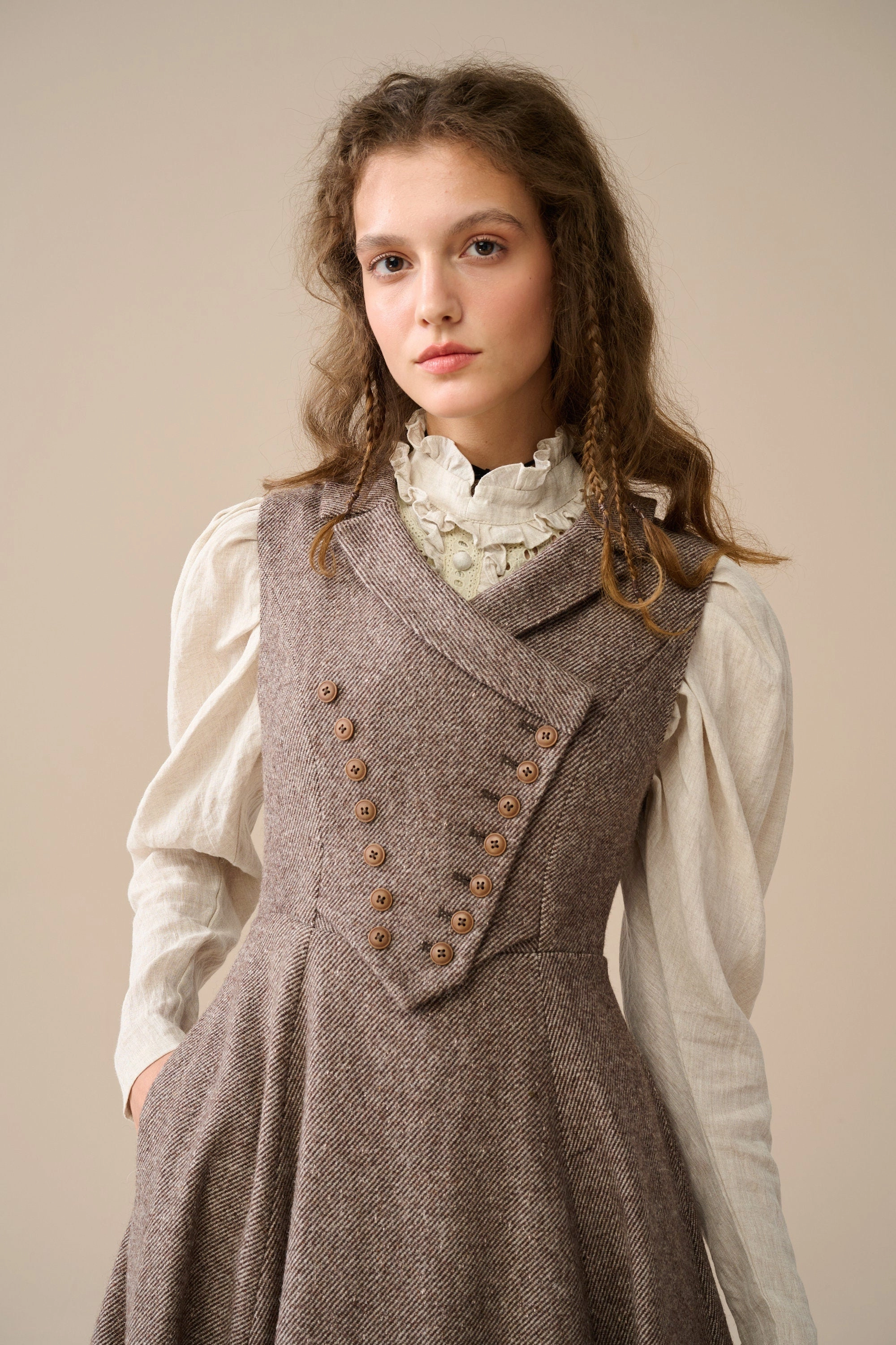 Helen 17| Vintage wool dress Stylish Comfort