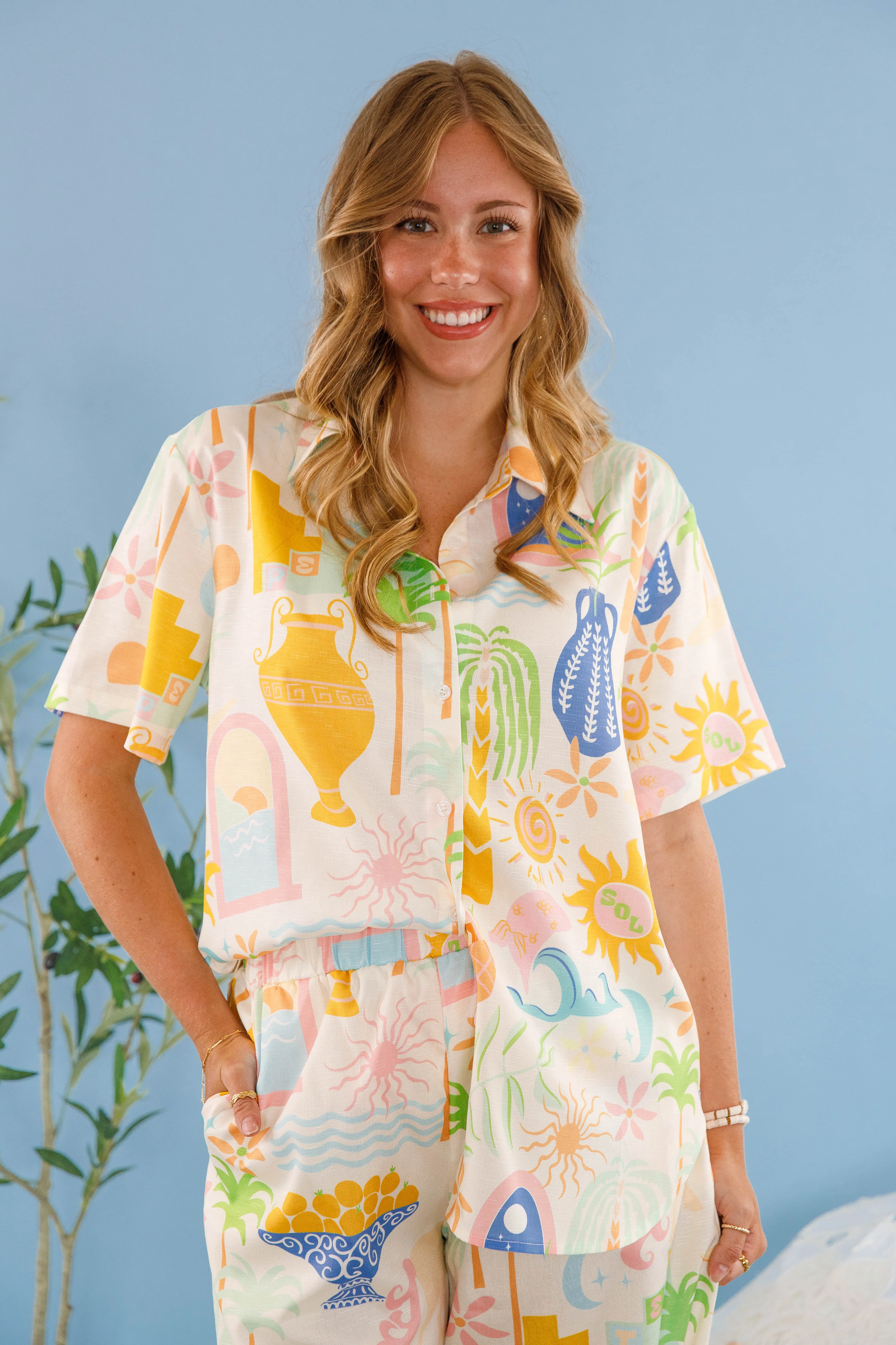 Reinforced Shoulder Seams On My Radar Button Down Top