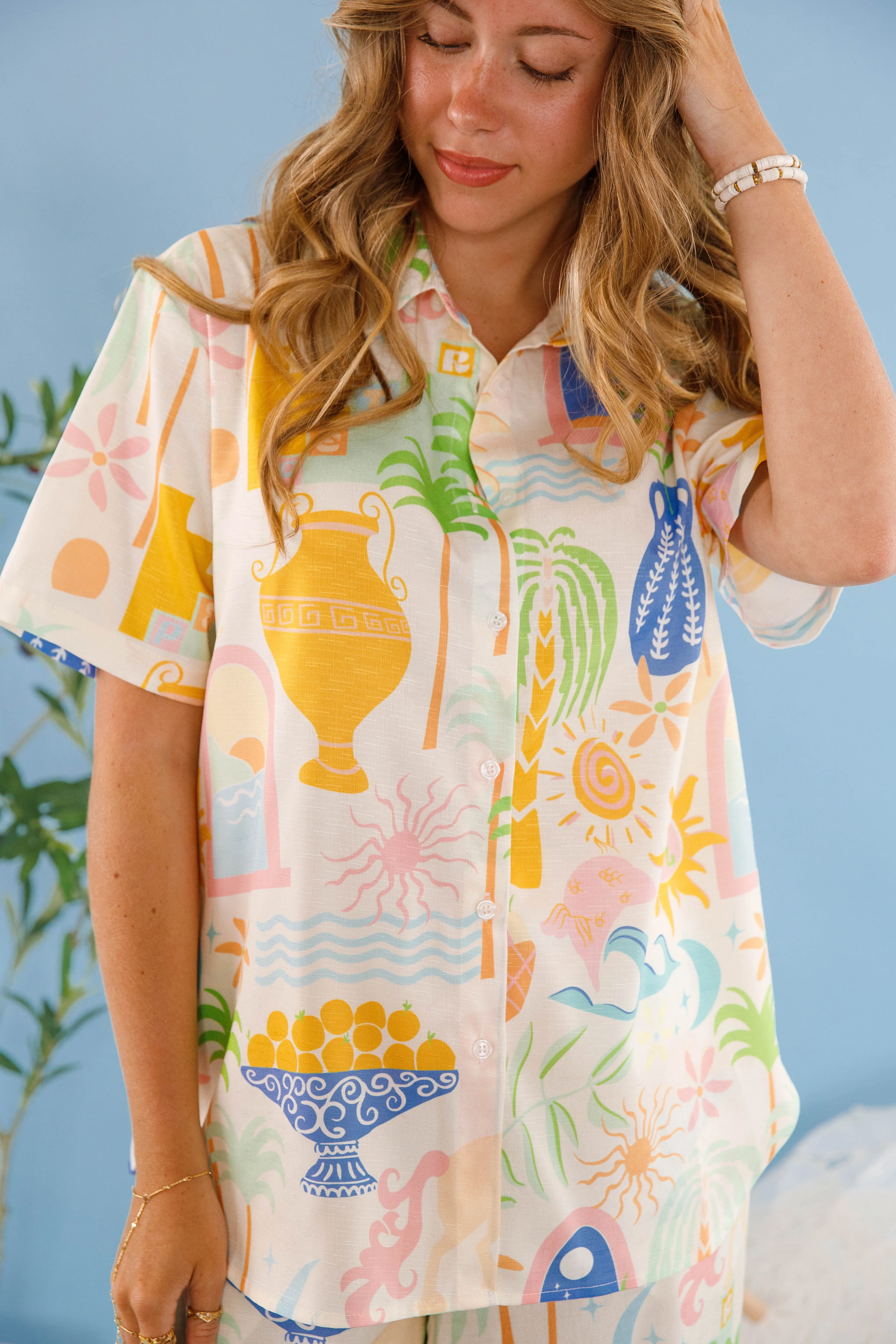 On My Radar Button Down Top LayeredPanel