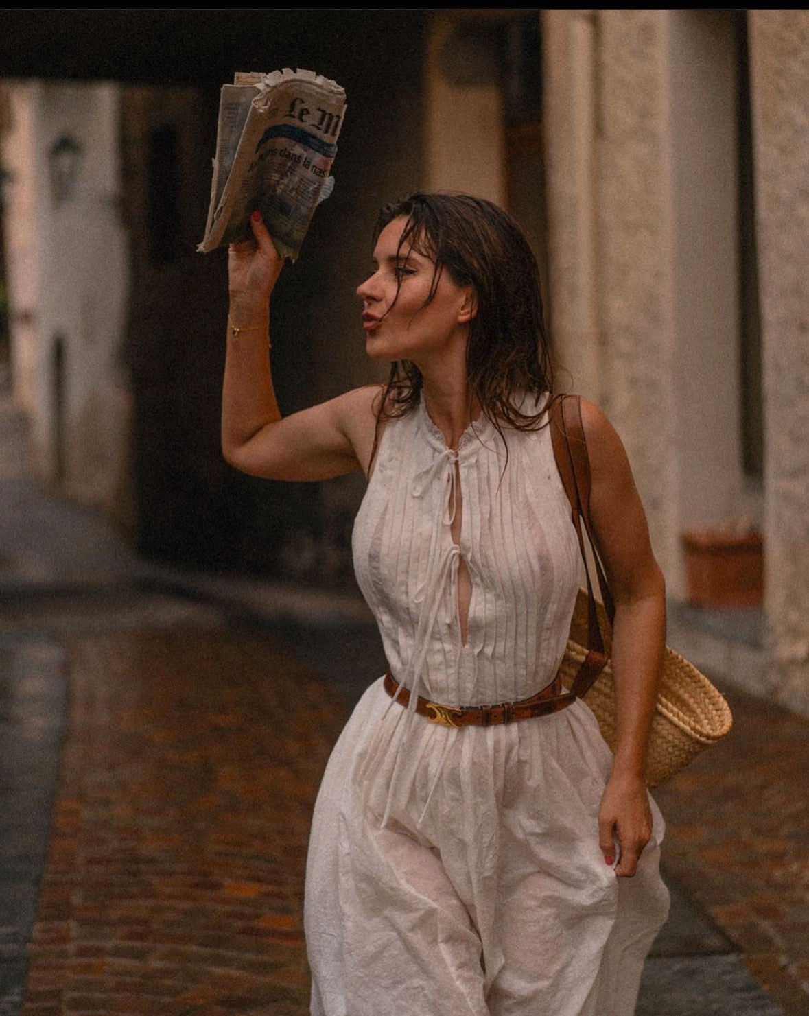 Balia 17 | Pleated Linen Dress Cool Weather