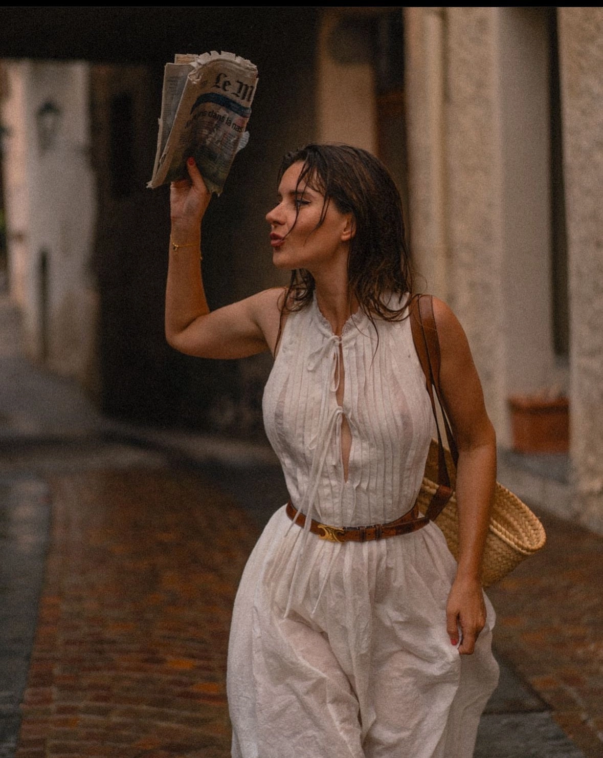 Daily Comforted Balia 17 | Pleated Linen Dress