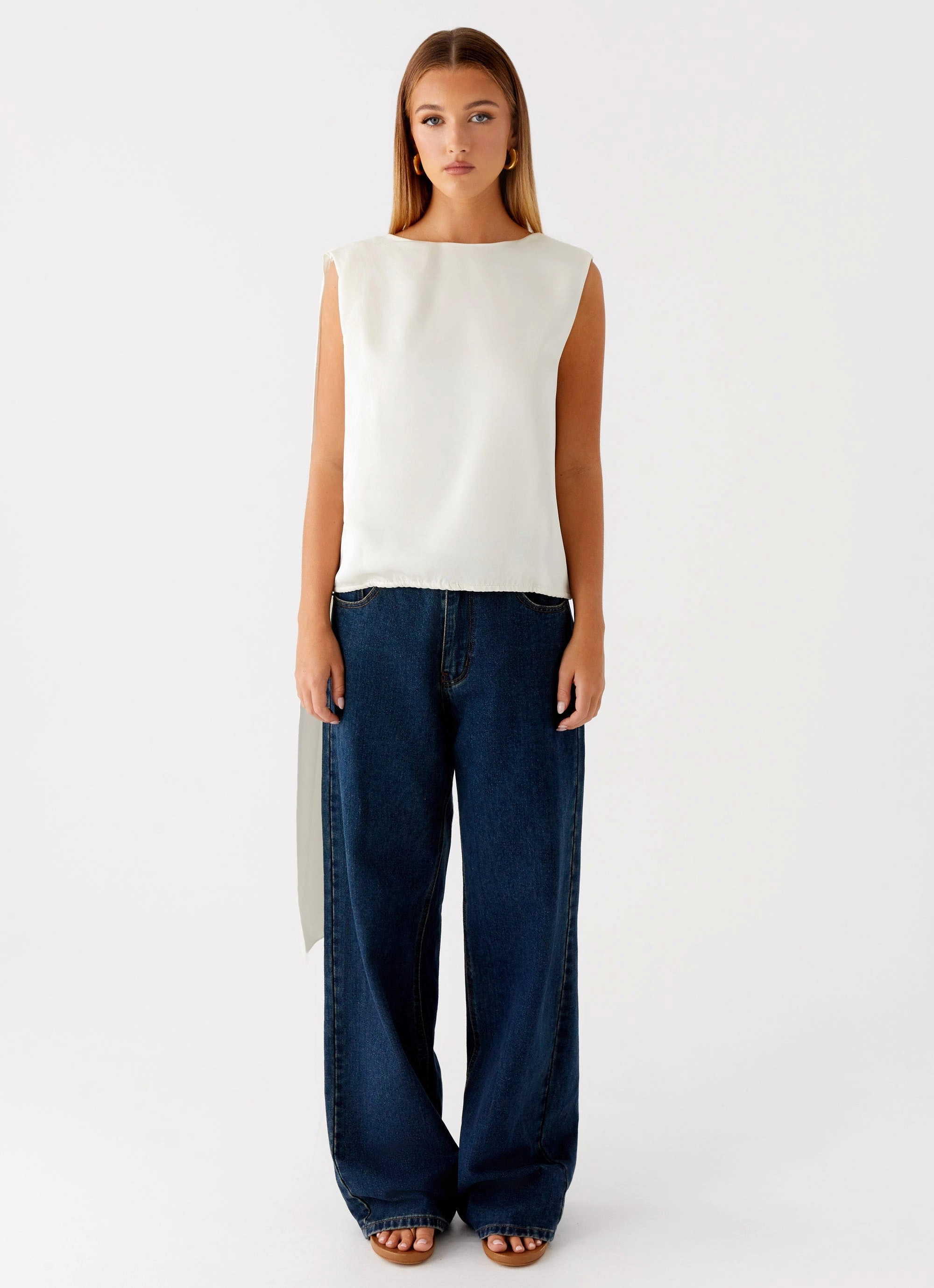 Mojito Cowl Top - Ivory AllClimateAdaptive OdorResistant Coating