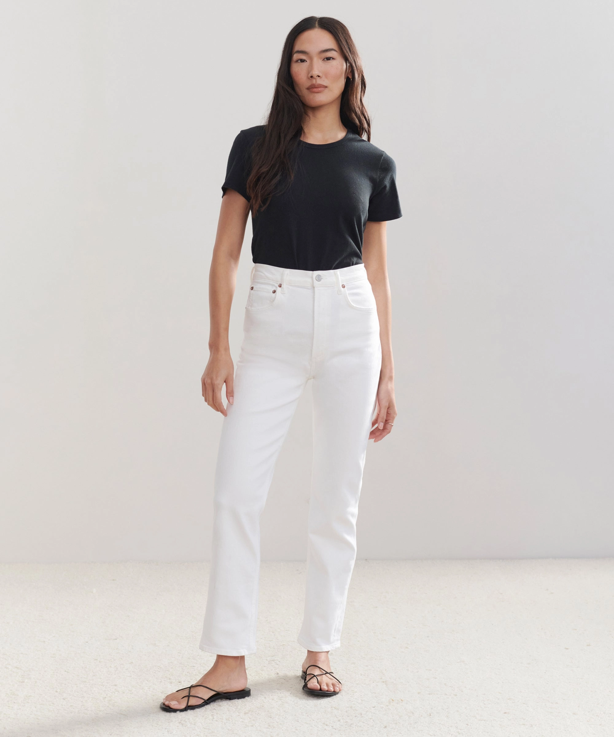 OdorResistant High Rise High Rise Stovepipe Jean