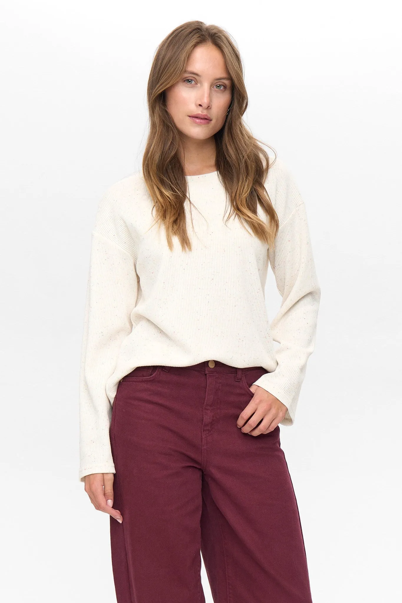 Hypoallergenic Textile NonChafingTrim NUHABA LS TEE - Birch