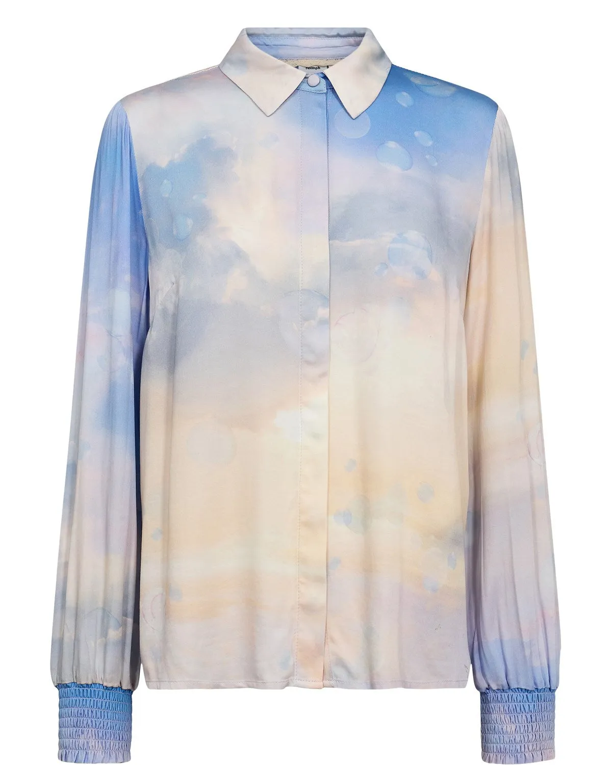 NUCLOUDYA SHIRT - Cerulean Comfortable Layer Double Stitched Hems
