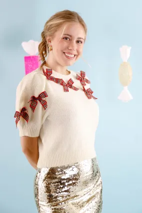 Perfectly Classy Sweater-Ivory wrinkle free finish