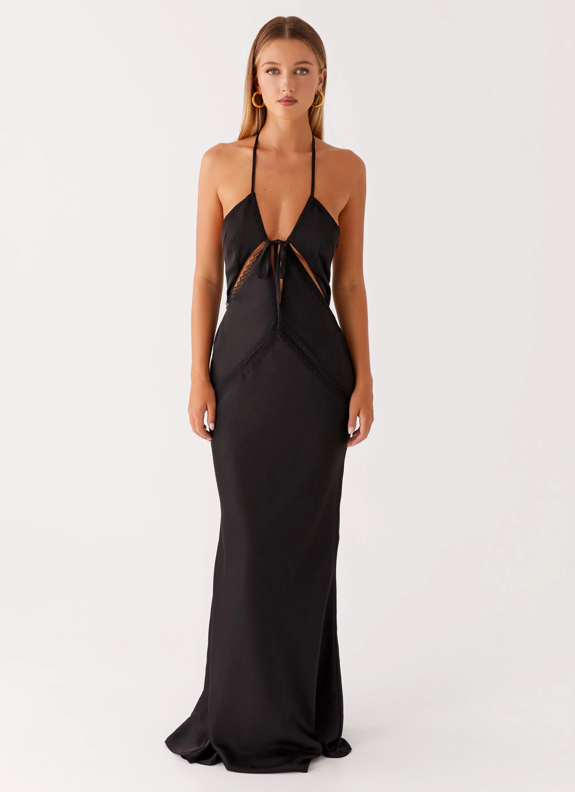 Highway Maxi Dress - Black Versatile Look New Spirit