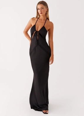 Casual Feel Highway Maxi Dress - Black