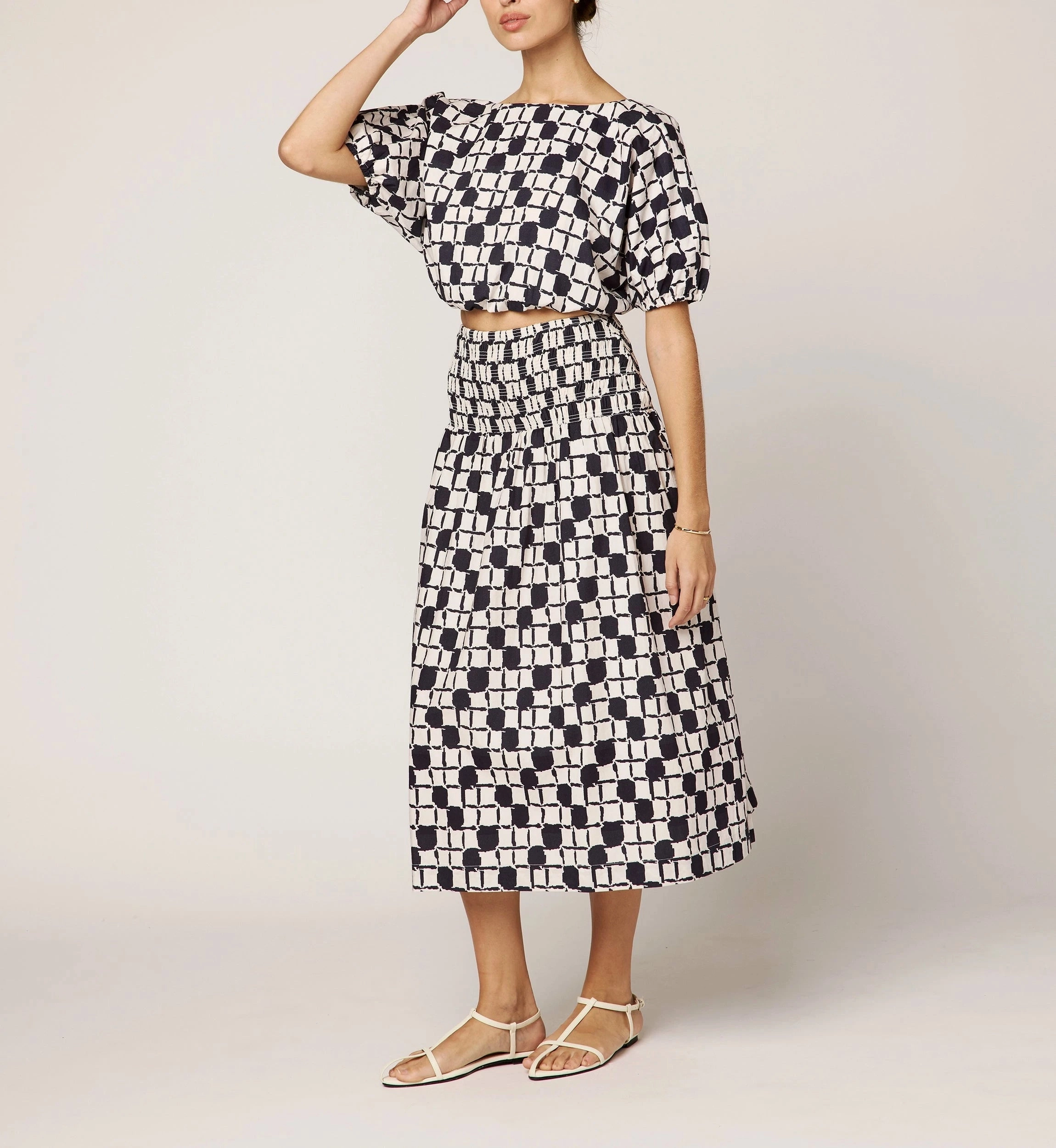 Stretch Waistband Design Helena Top | San Marino