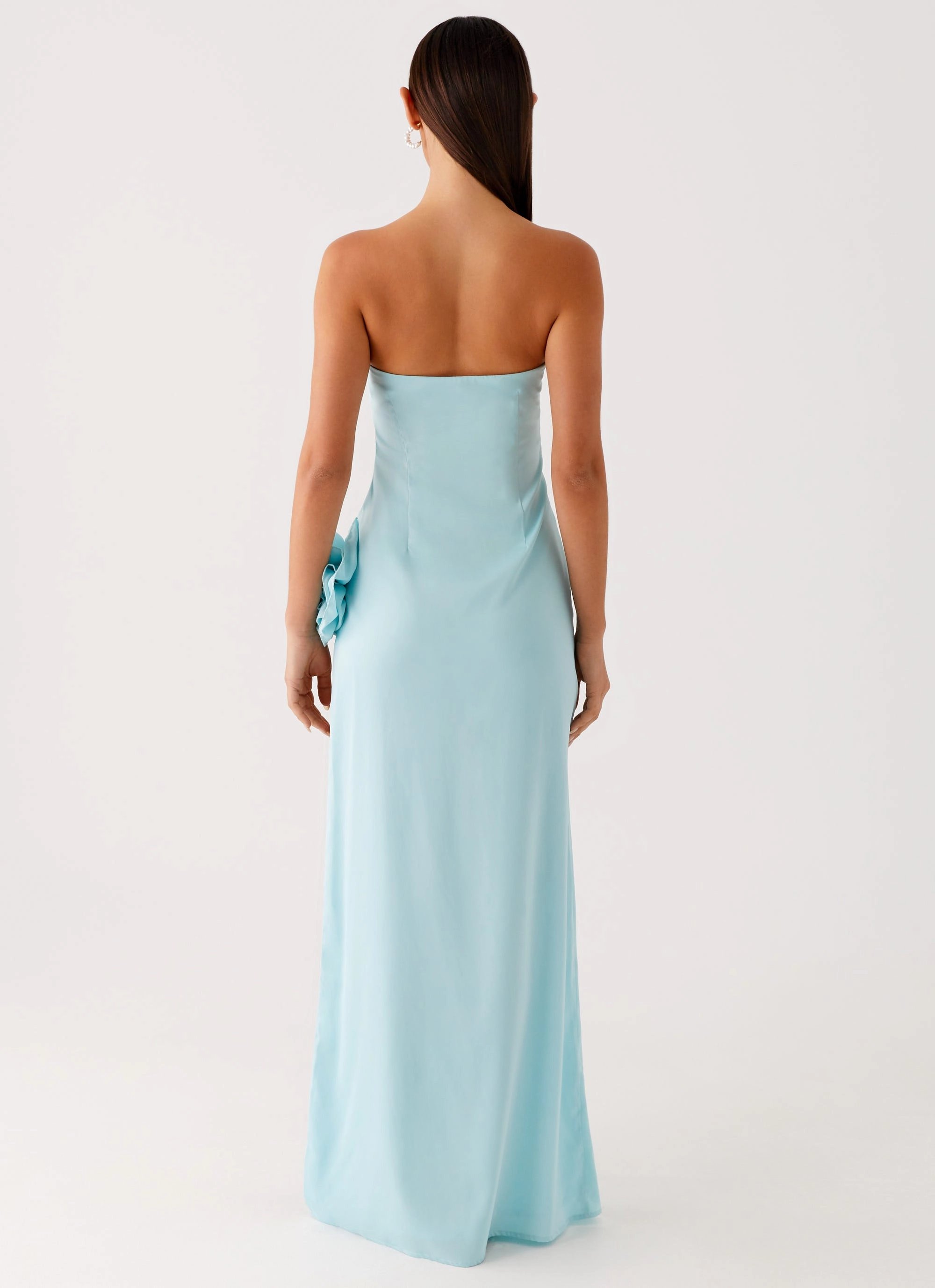 Fenway Strapless Maxi Dress - Mint Evening Classic