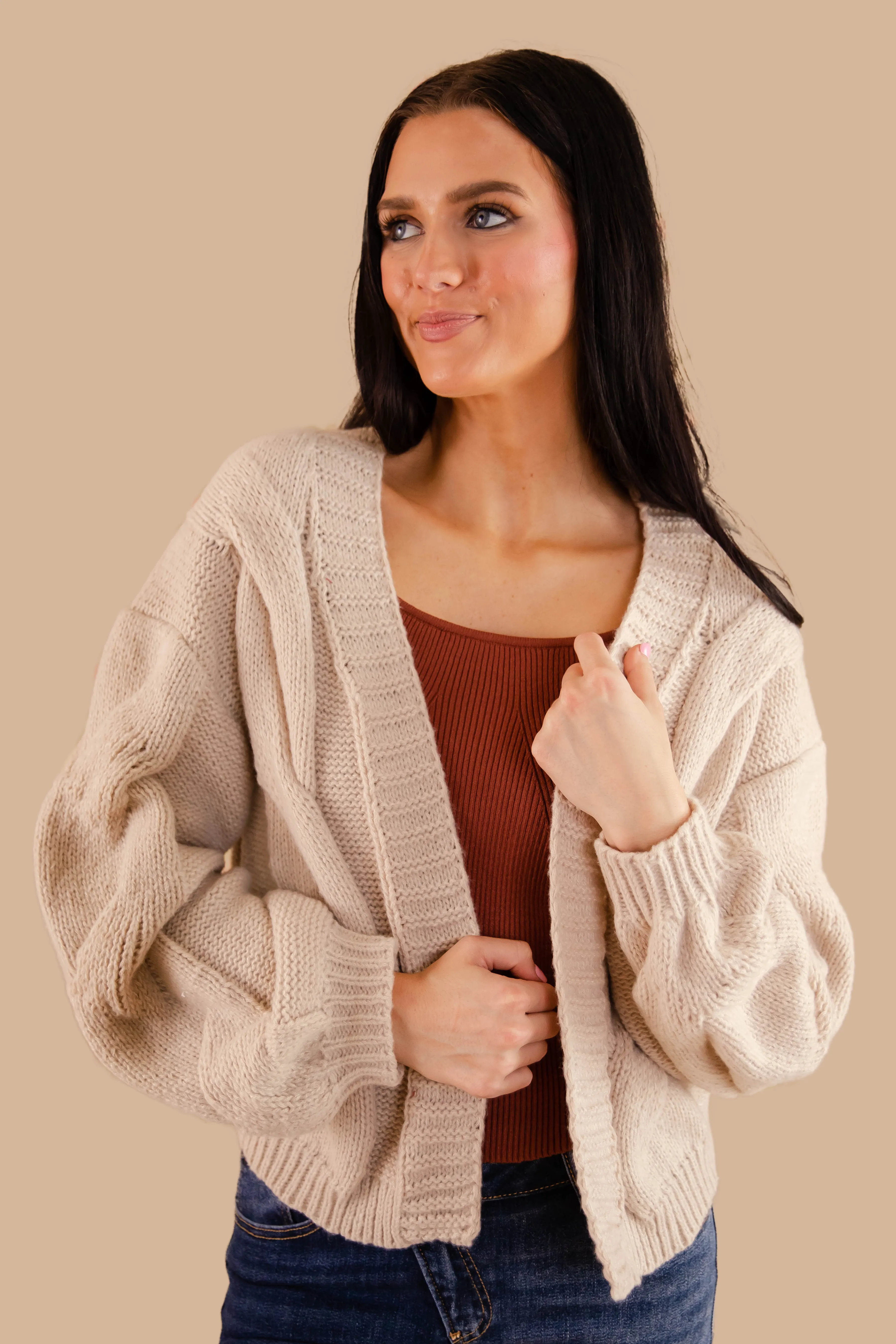 AllDay Comfort Design I Like It Here Cardigan