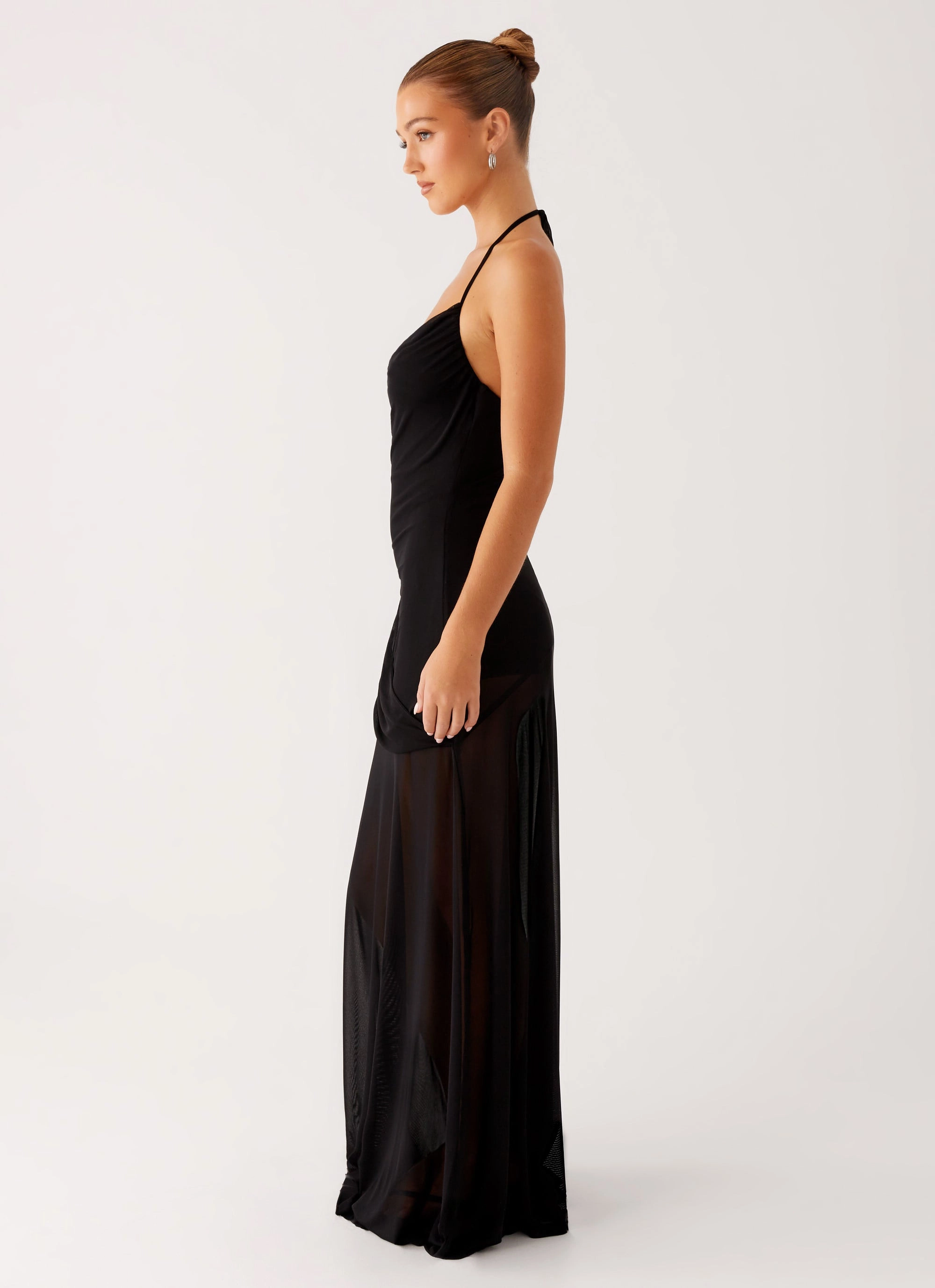 Mckinley Maxi Dress - Black Shine Moment Light Soft
