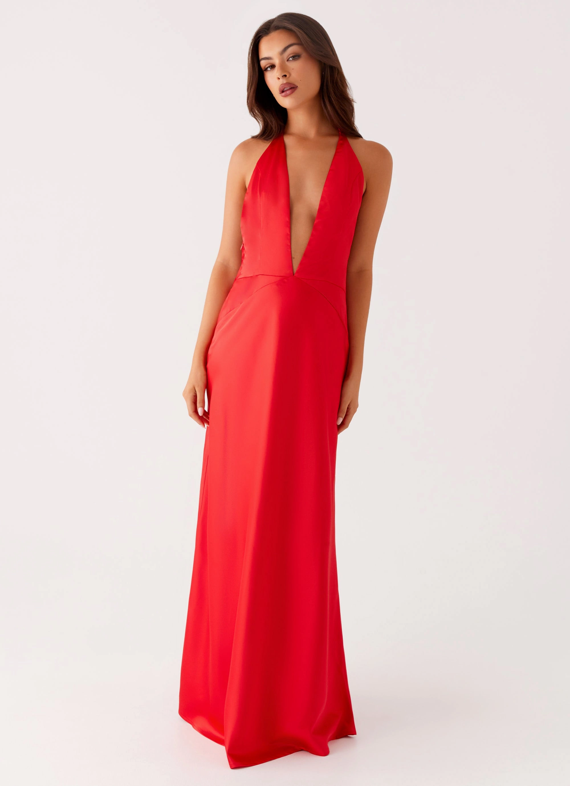 Idol Maxi Dress - Red Cool Movement Villa Light