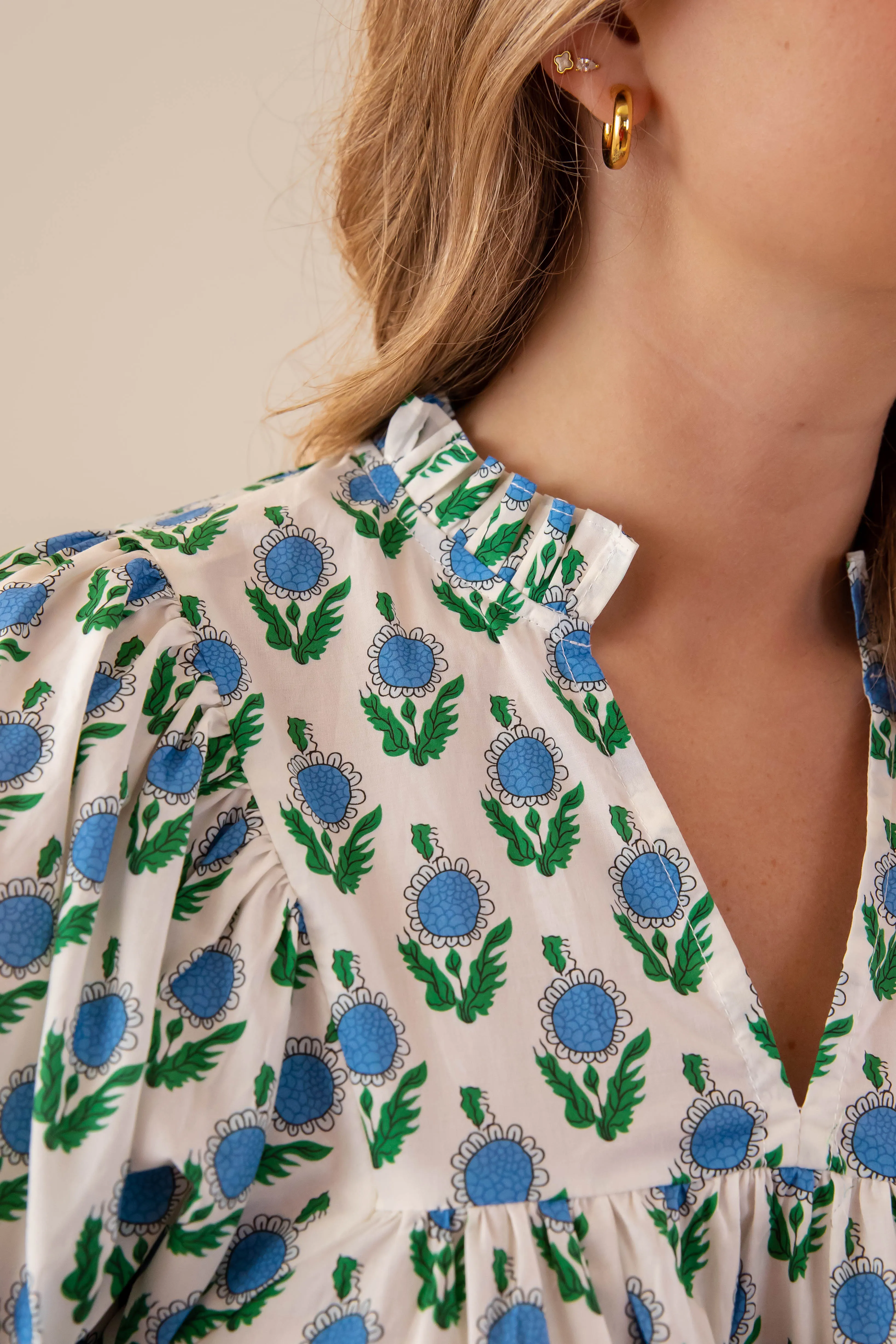 In My Hands Blouse Printed top Stretch Fit Top