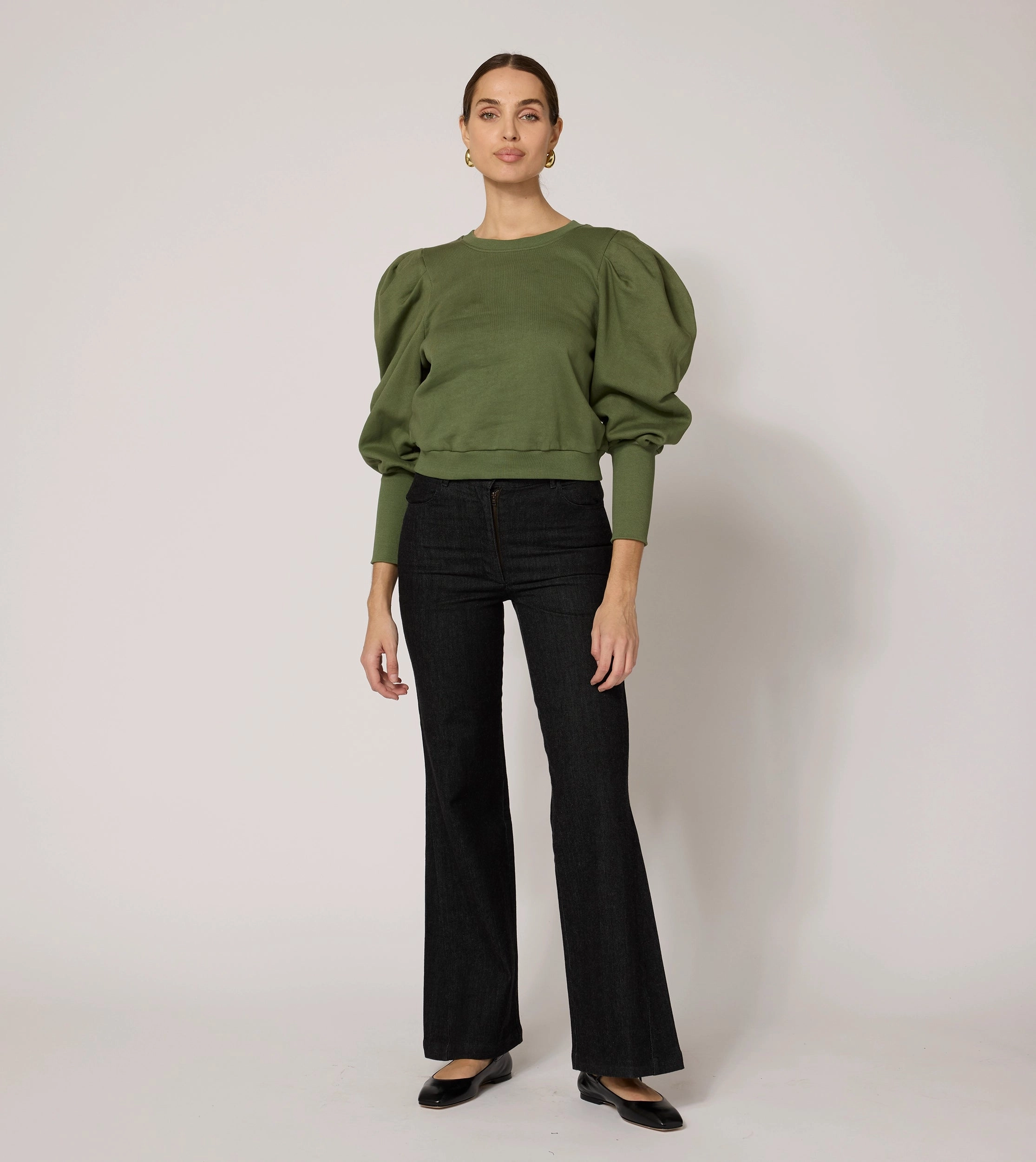 TemperatureRegulating Indi Sweatshirt | Army Green