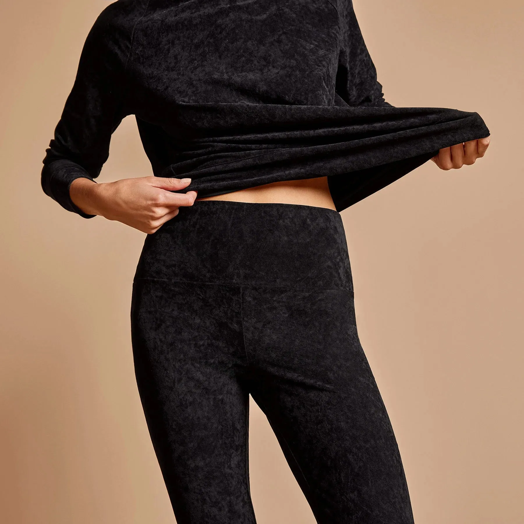 James Perse Velvet Flare Legging Unisex style