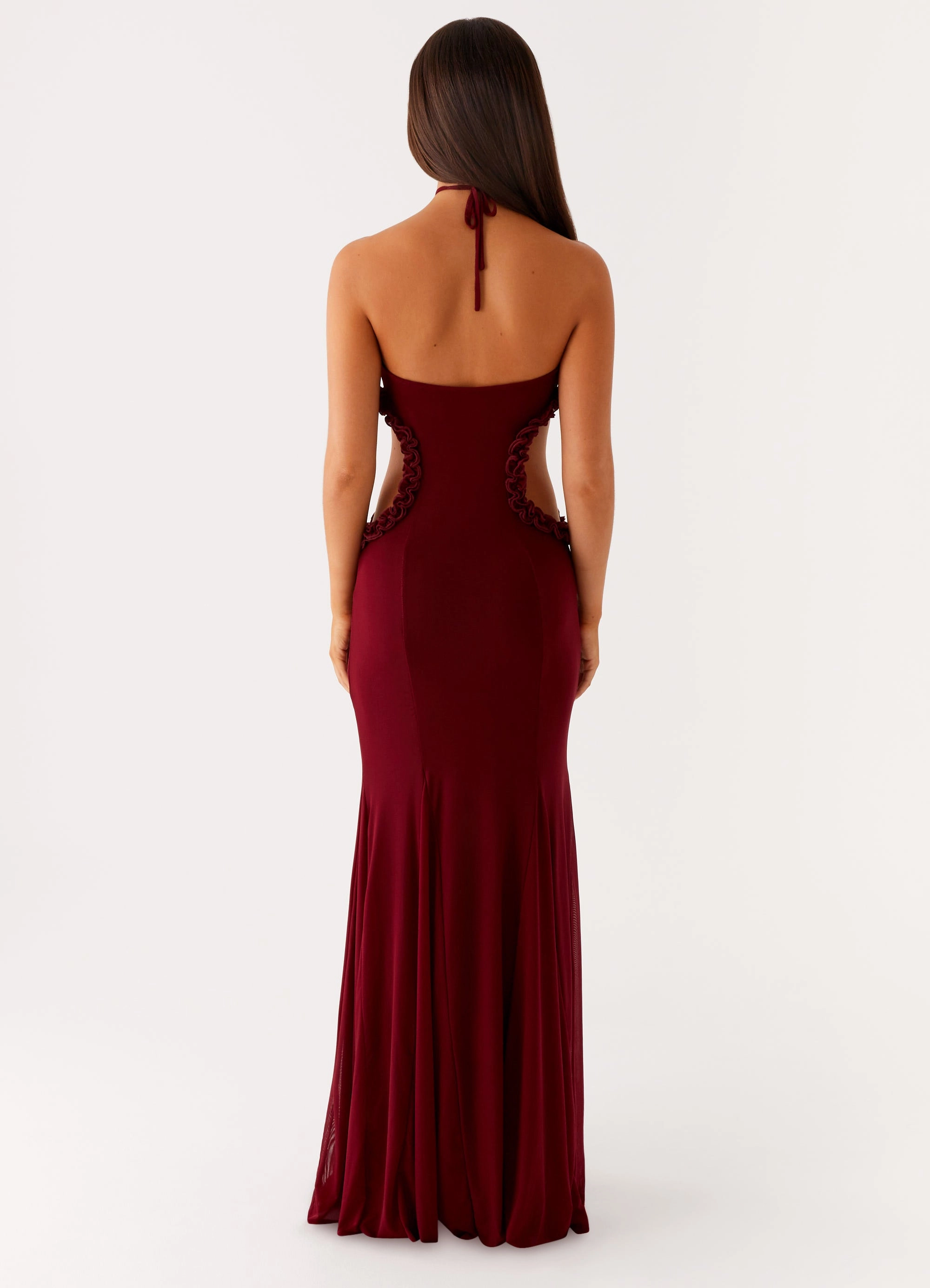 Smooth Curve Jemima Maxi Dress - Raspberry Wine