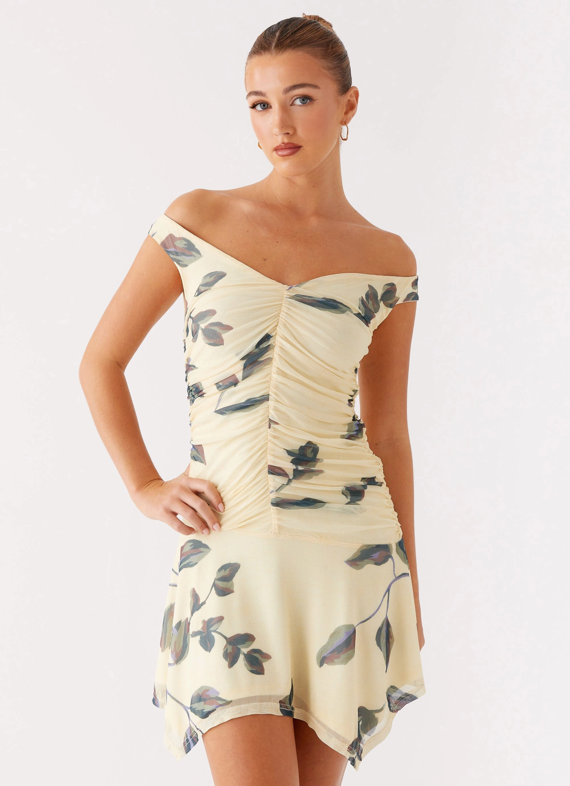 Josette Mini Dress - Buttercream Bliss FlexibleClosure