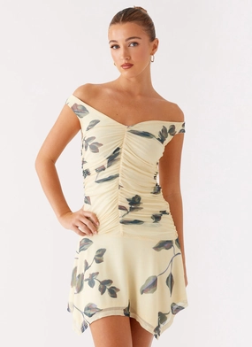 Josette Mini Dress - Buttercream Bliss FlexibleClosure