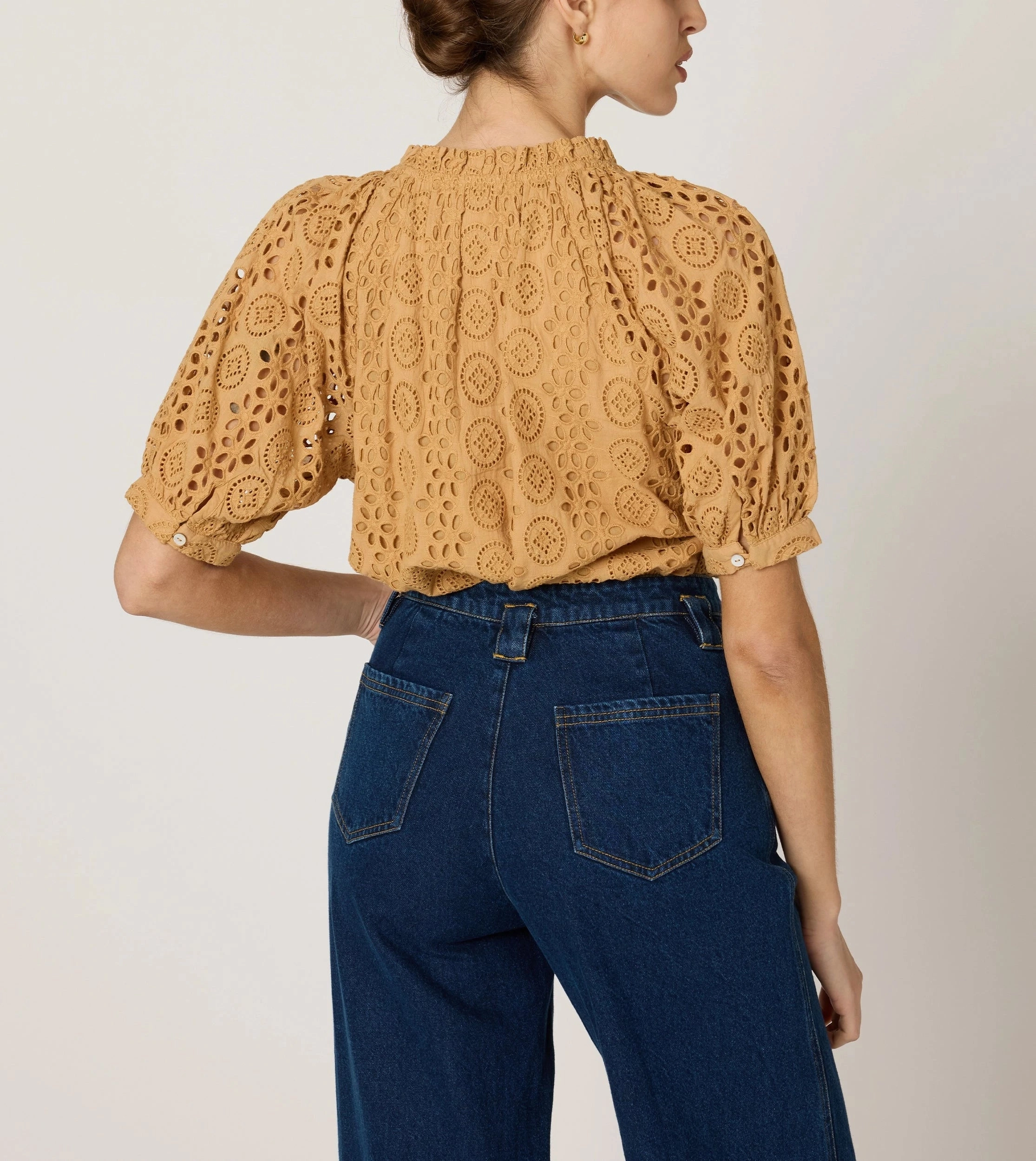 LowImpact Dye Process Kate Blouse | Wheat