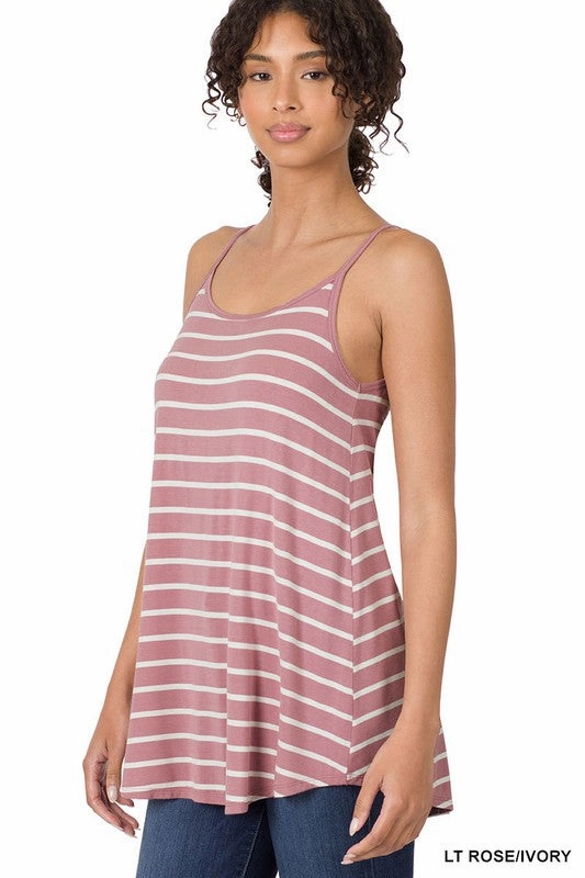 Airflow Mesh Lining Kelly Front & Back Reversible Spaghetti Cami S-XL