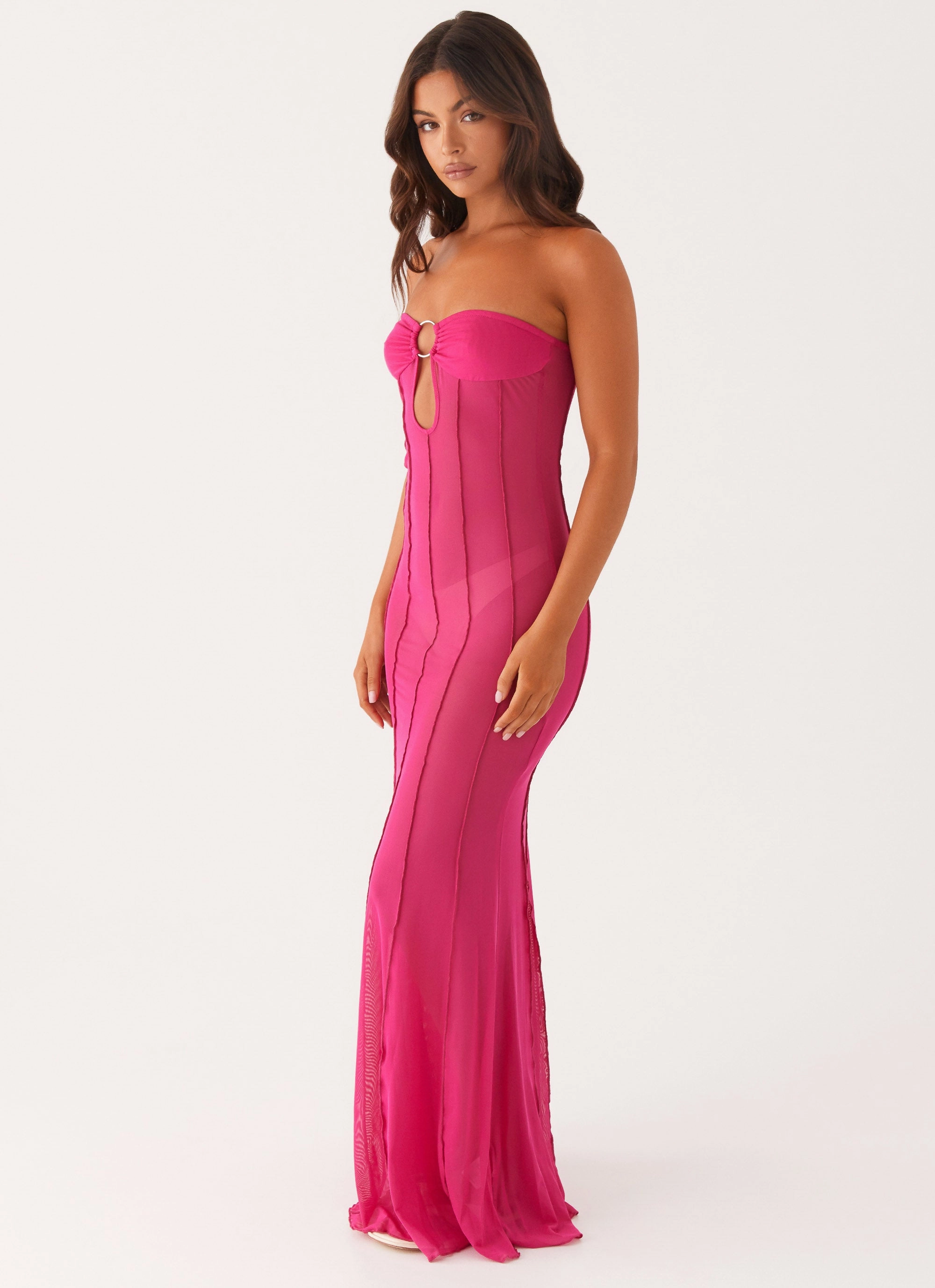 Kennedy Maxi Dress - Fuchsia Resort Ready Flattering Look Wear