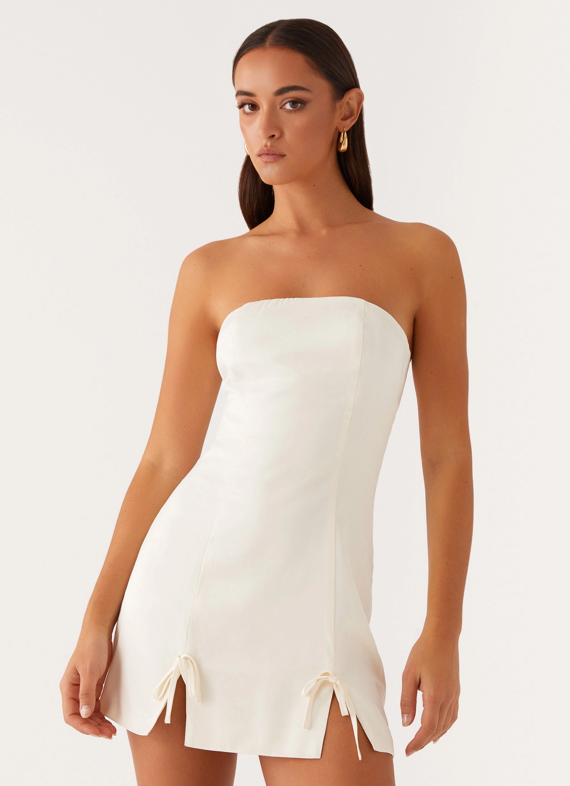 Evening-Wear Kessie Mini Dress - Ivory