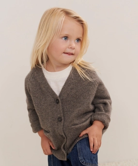 Kids' Cashmere Stanford Cardigan City Casual Style Organic Cotton