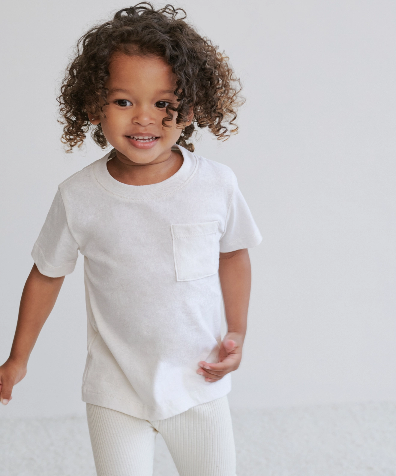 WeightedHem Kids' Vintage Pocket Tee