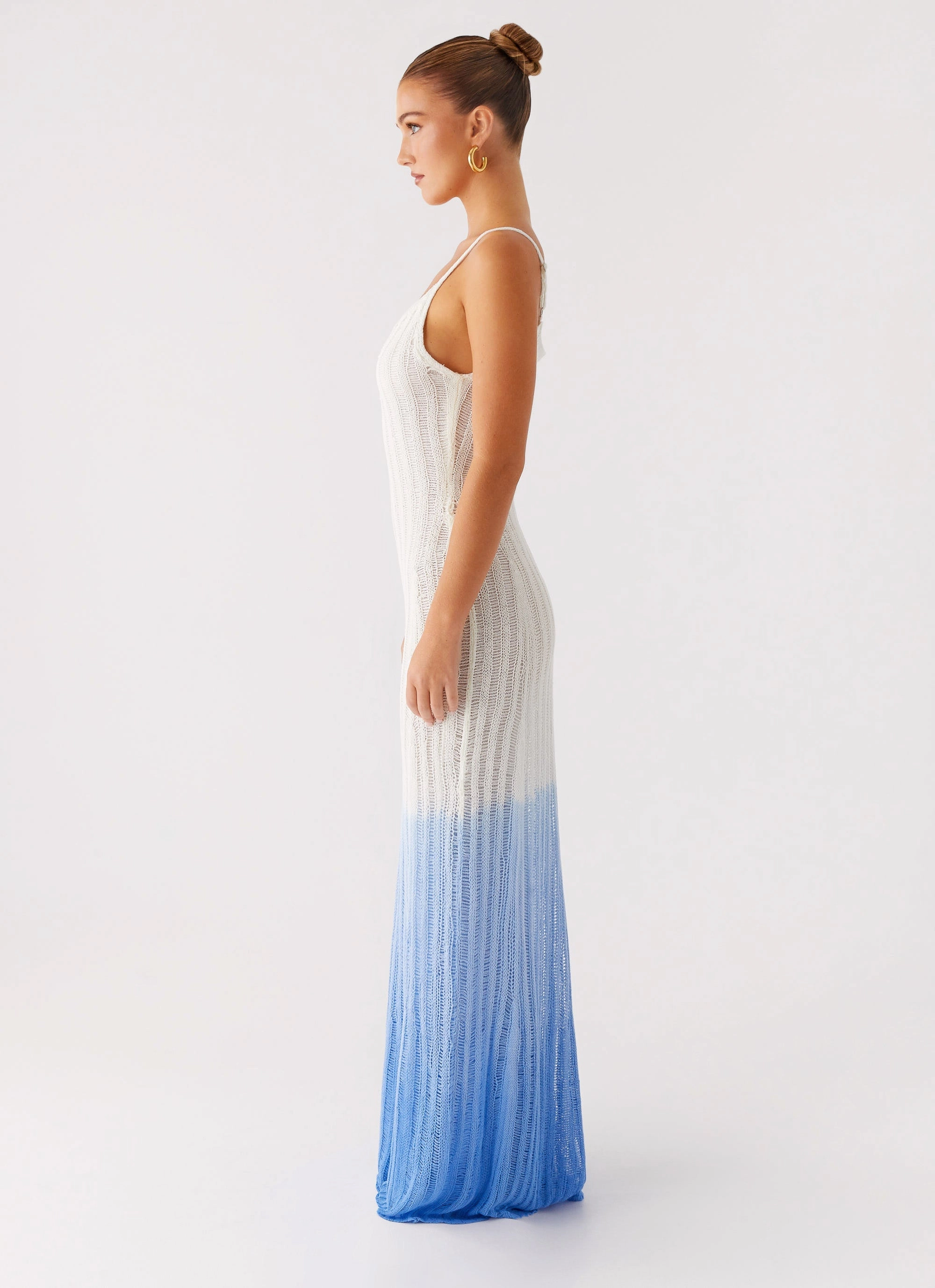 Kiki Maxi Dress - Ombre Blue Cruise-Wear