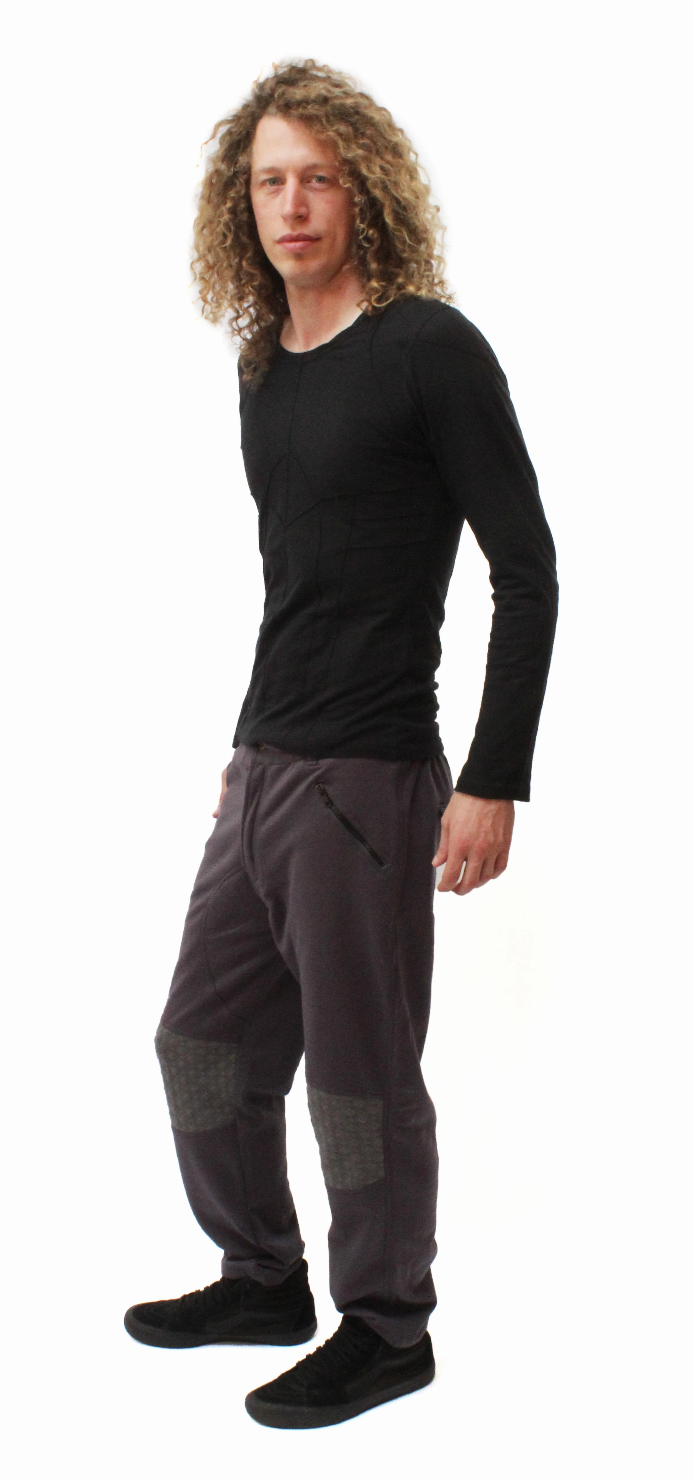Relaxed Fit Anti Slip Waistband Kung Fu Casual