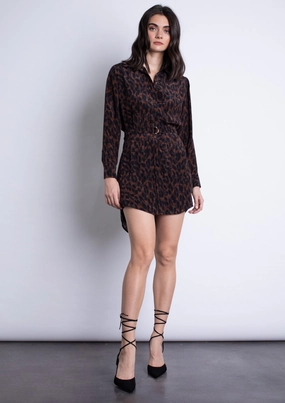 Ombre-Effect Kylie Print Mini Dress