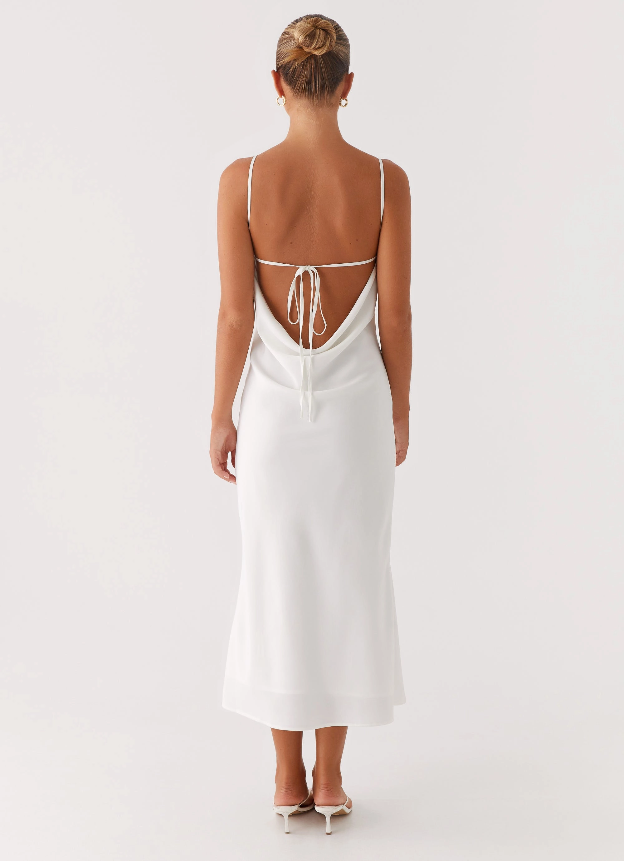 Bentley Midi Dress - White Daily Flex