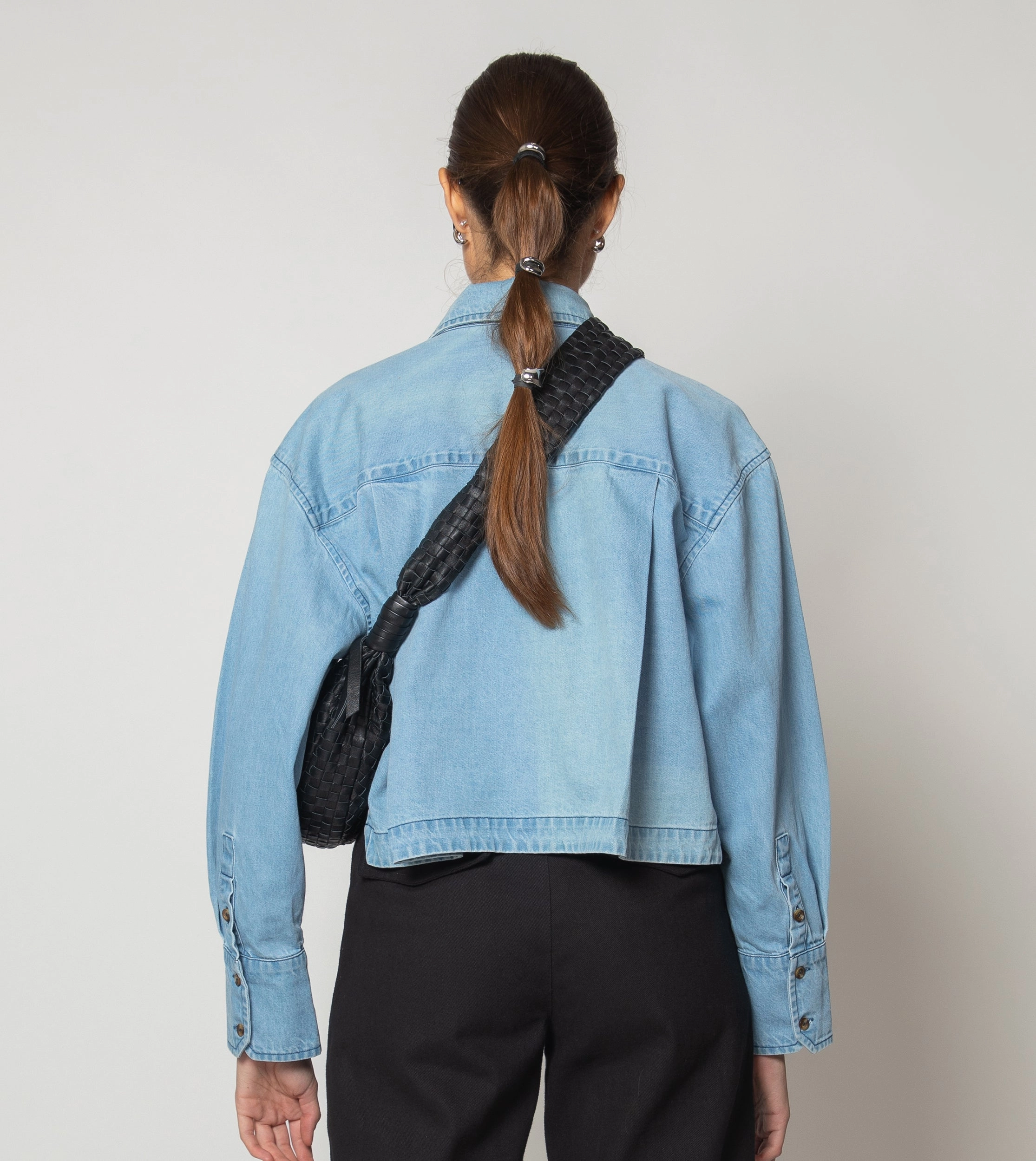 Laurel Blouse | Light Wash MicrofiberBlend