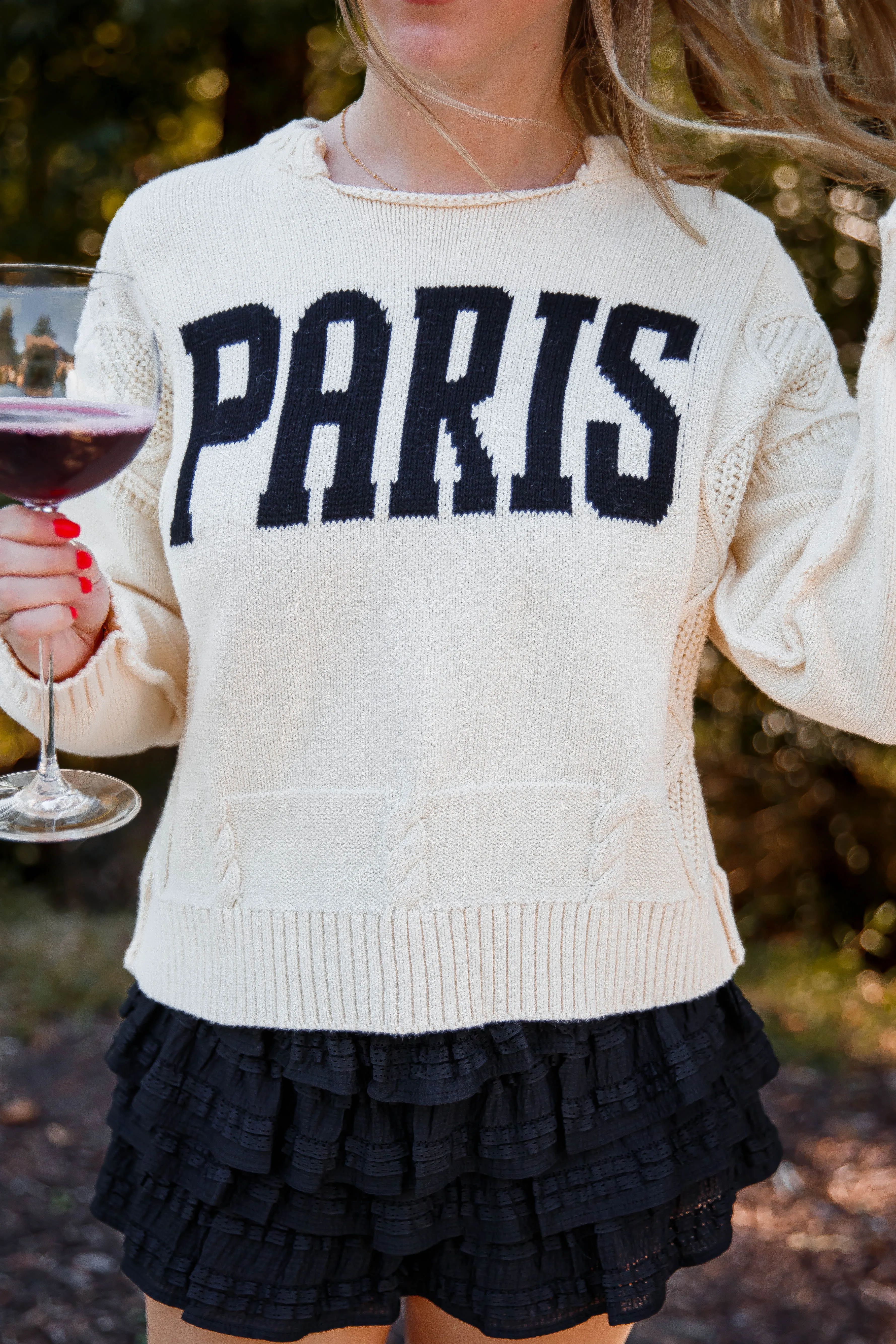 CrewNeck New Romance In The City Sweater-Paris